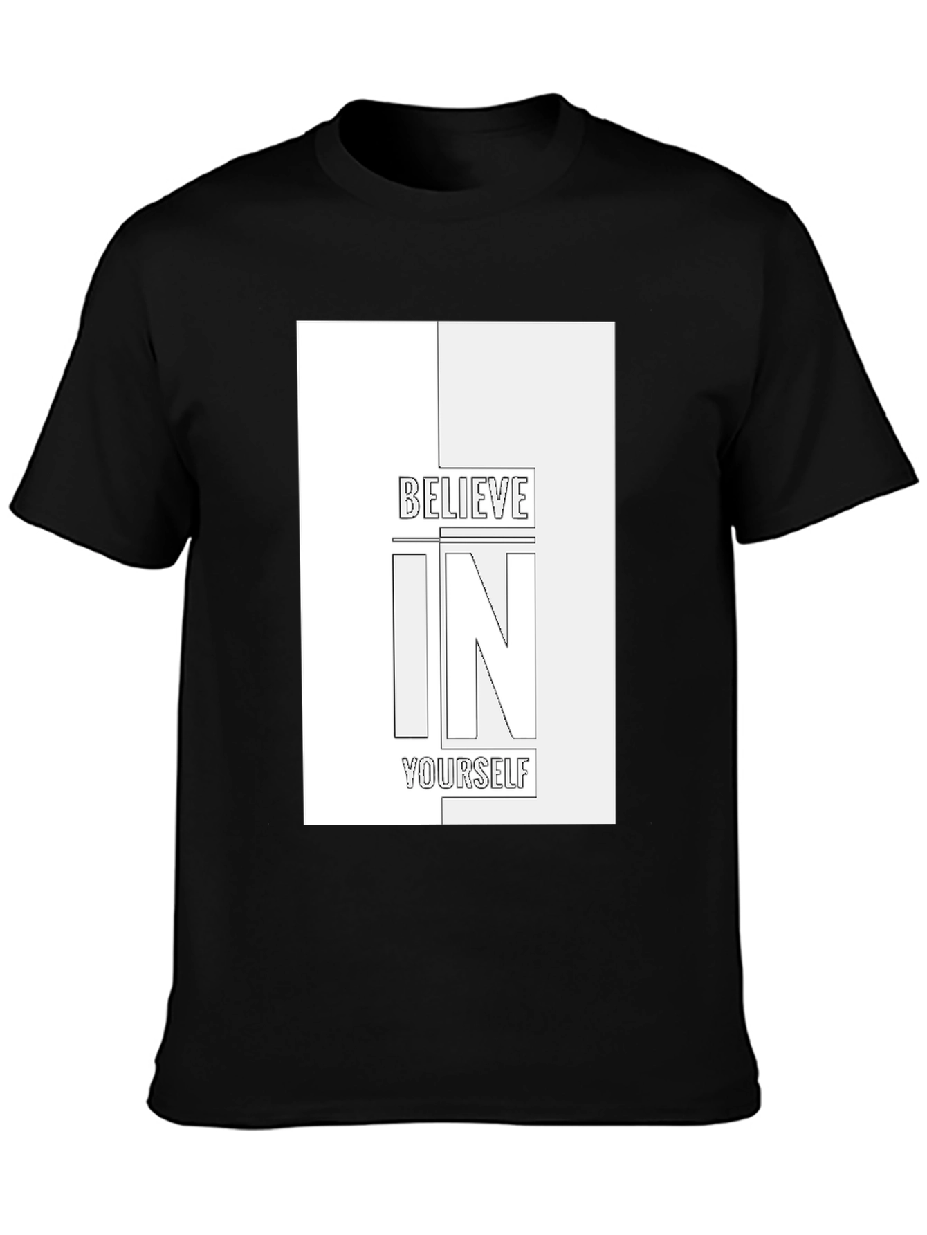 Believe In Yourself T-Shirt - Black