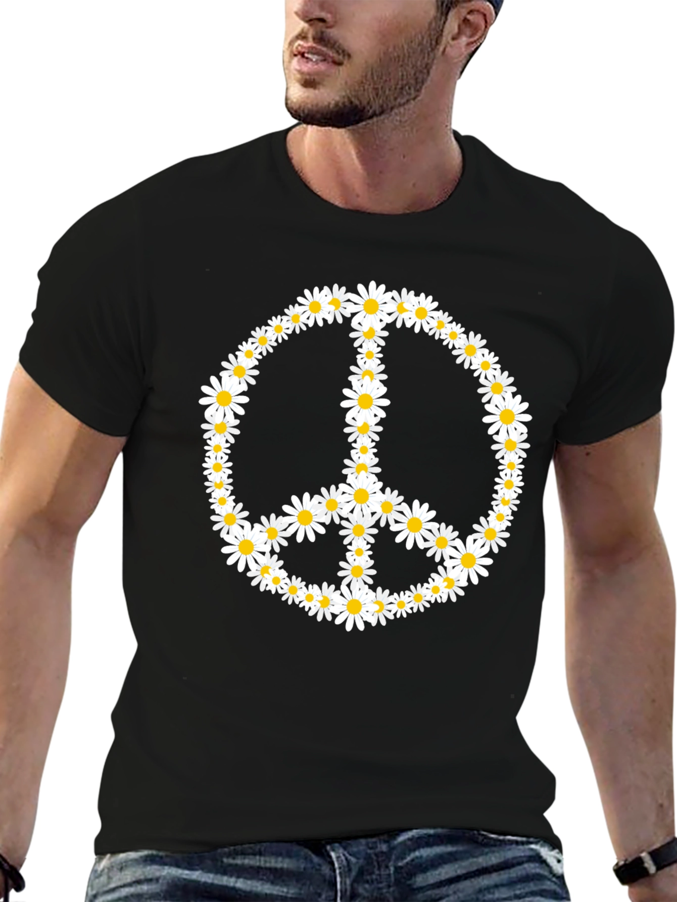 Daisy Peace Sign T-Shirt