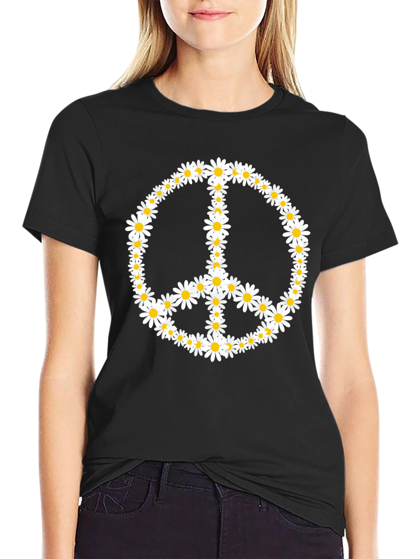 Daisy Peace Sign T-Shirt