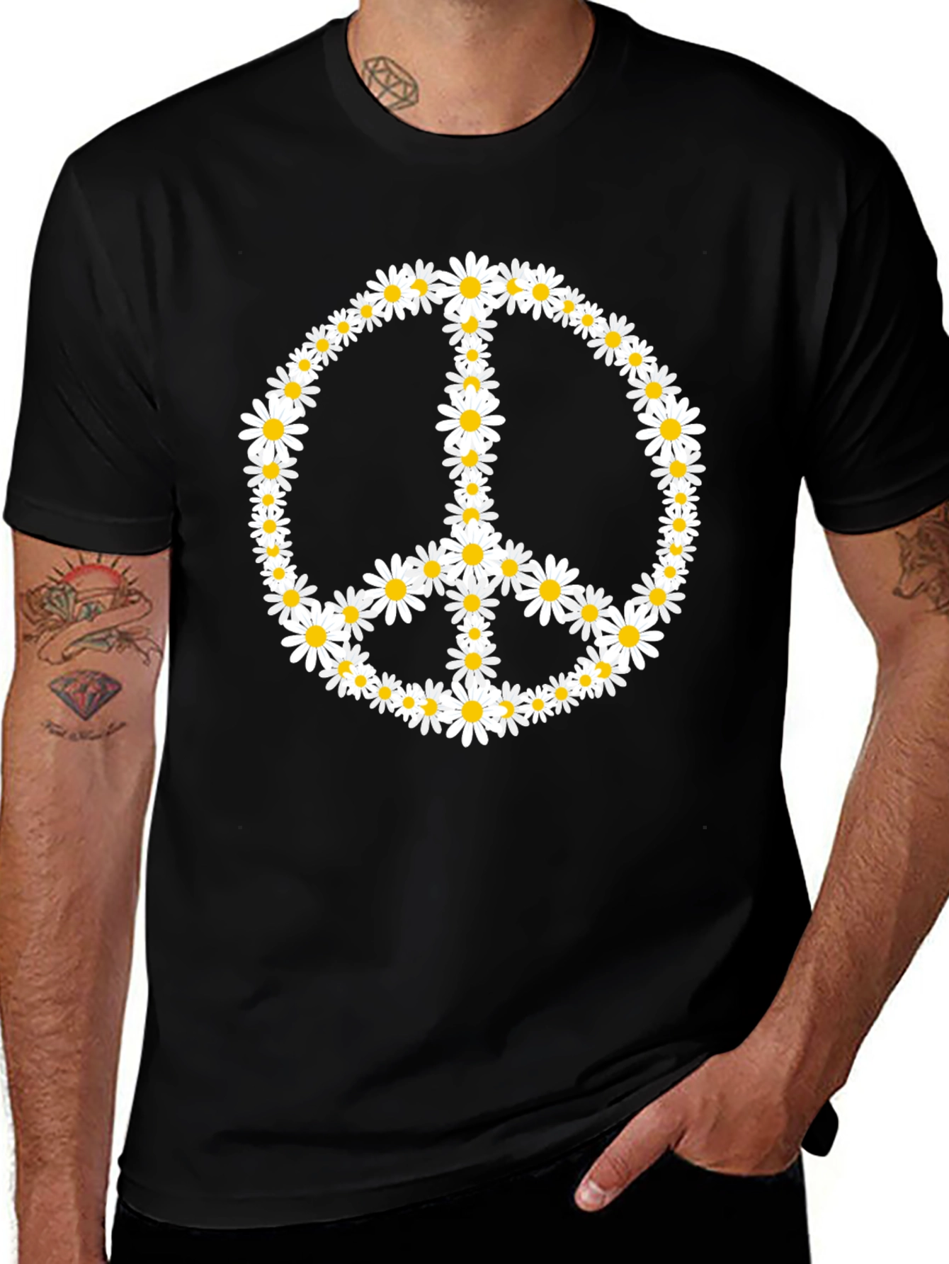 Daisy Peace Sign T-Shirt