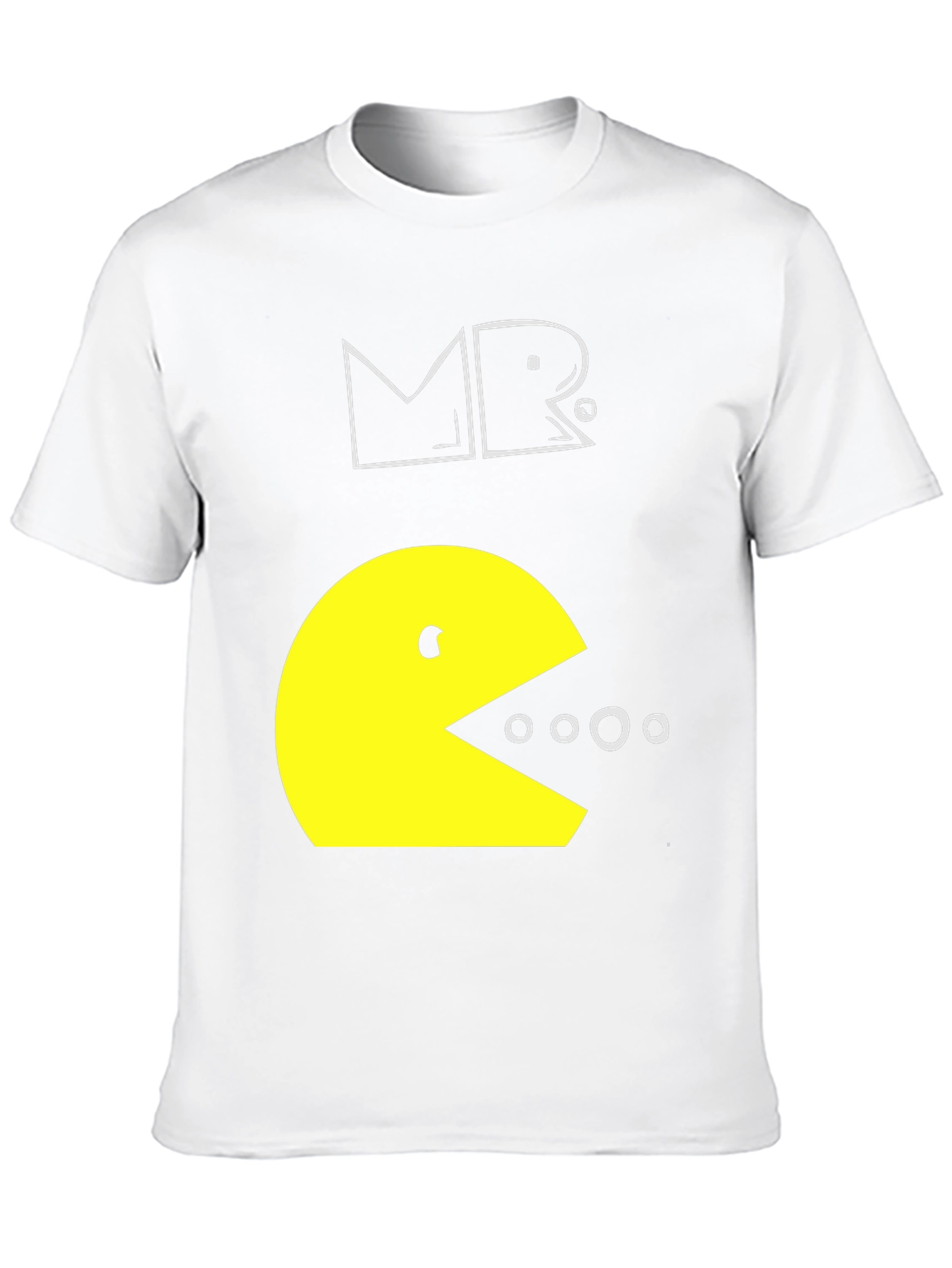 Pac-Man Inspired Graphic T-Shirt - Black