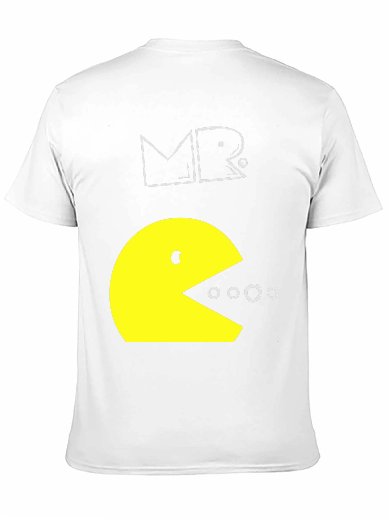 Pac-Man Inspired Graphic T-Shirt - Black