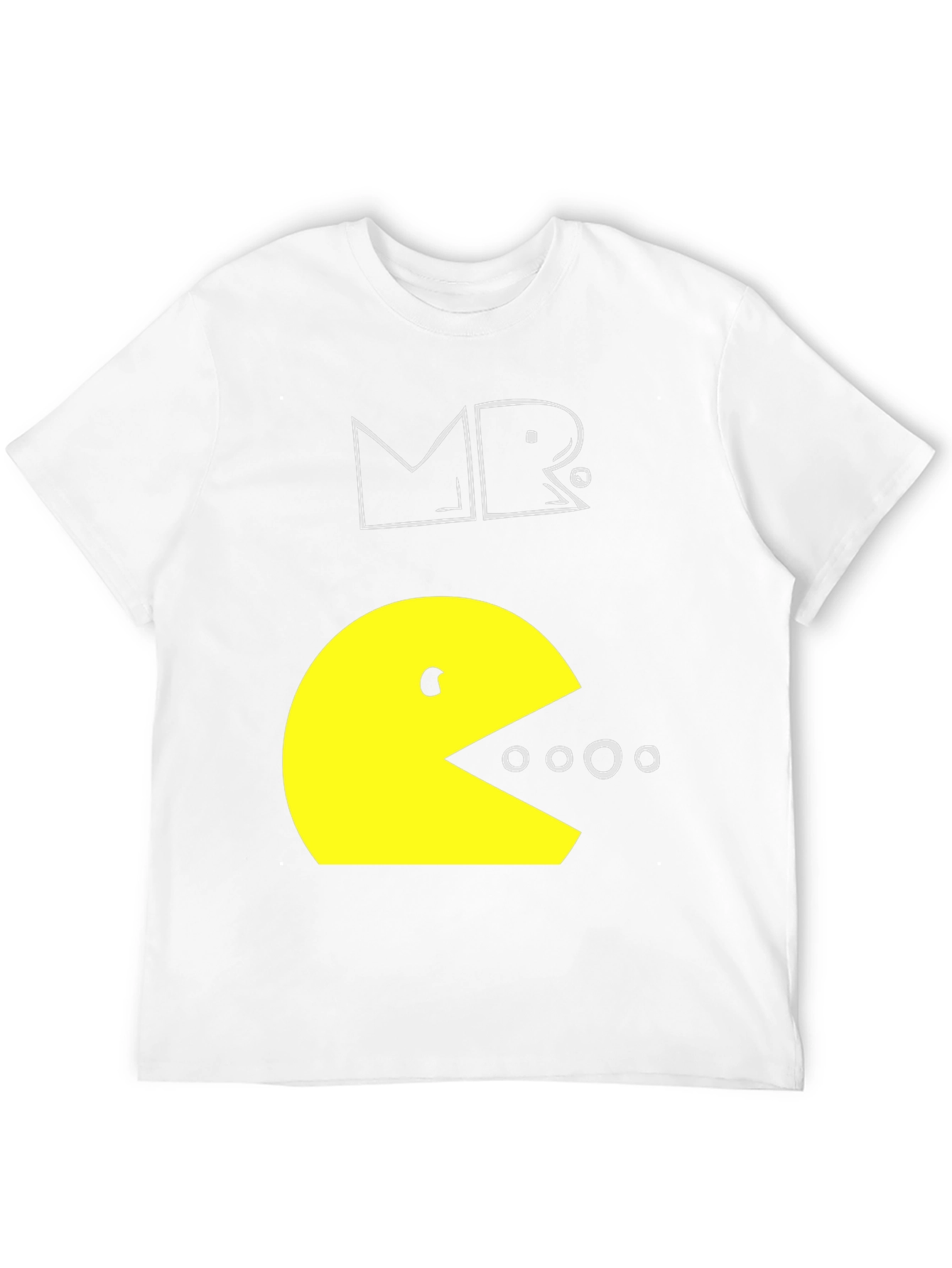 Pac-Man Inspired Graphic T-Shirt - Black