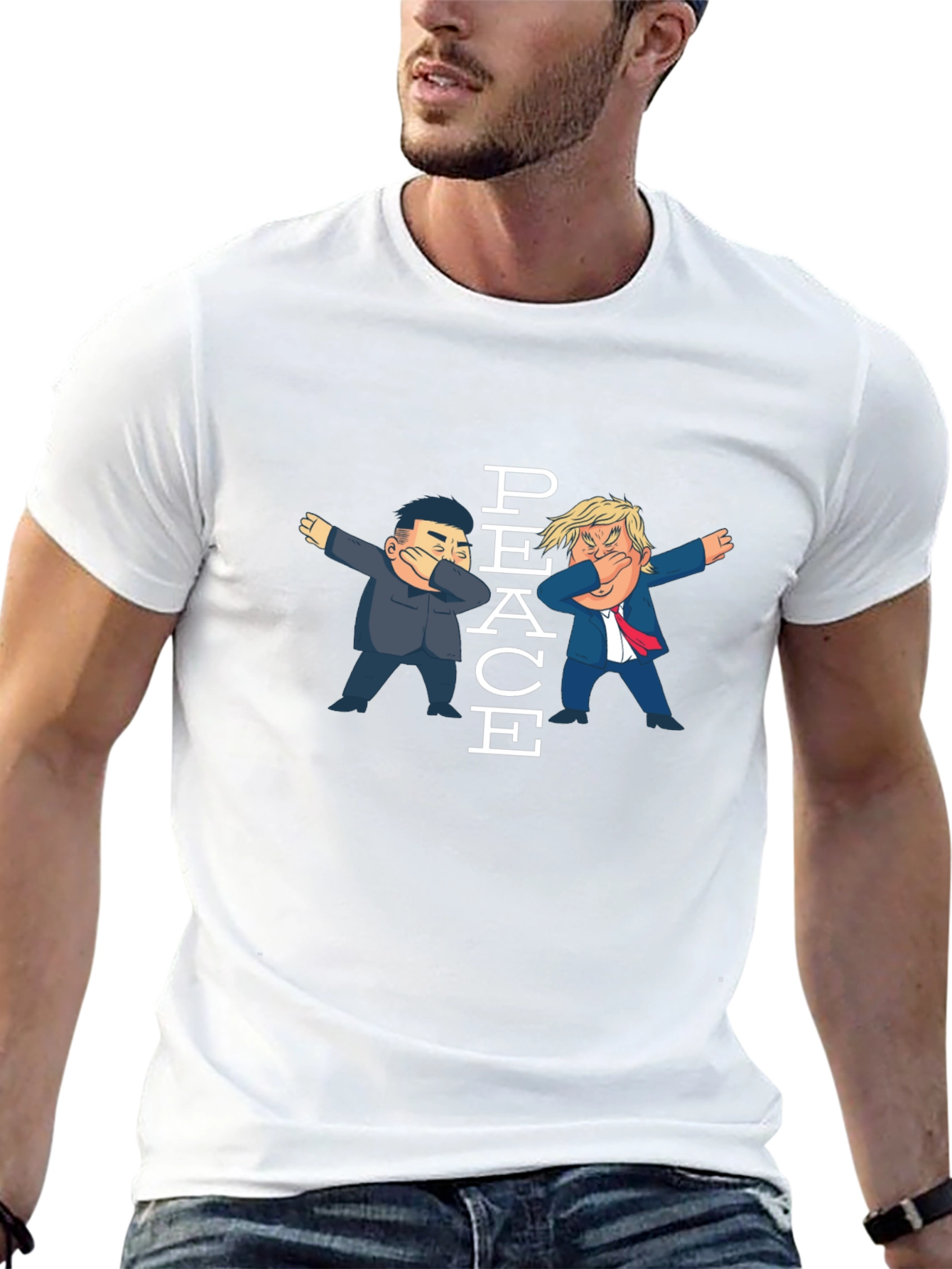 Peace Dab Black T-Shirt