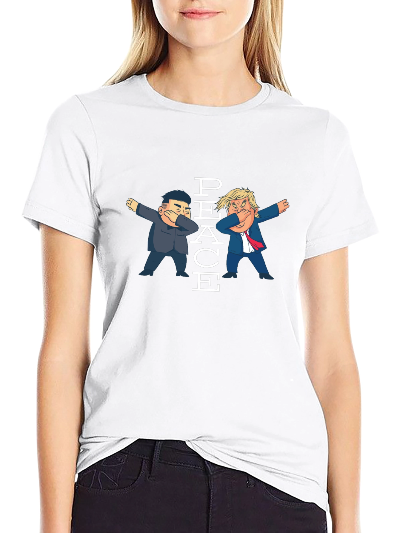 Peace Dab Black T-Shirt