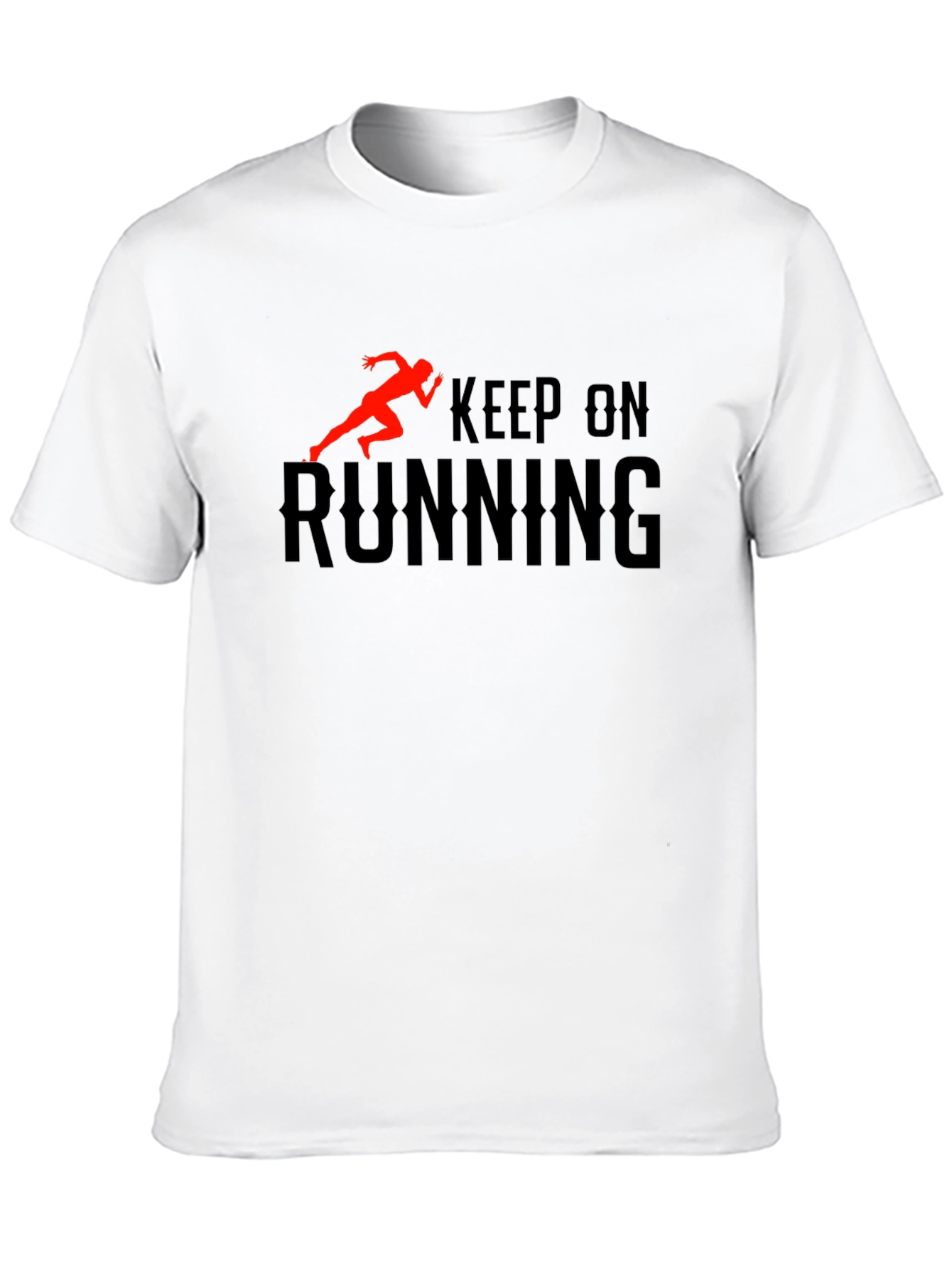 Keep On Running T-Shirt - Black