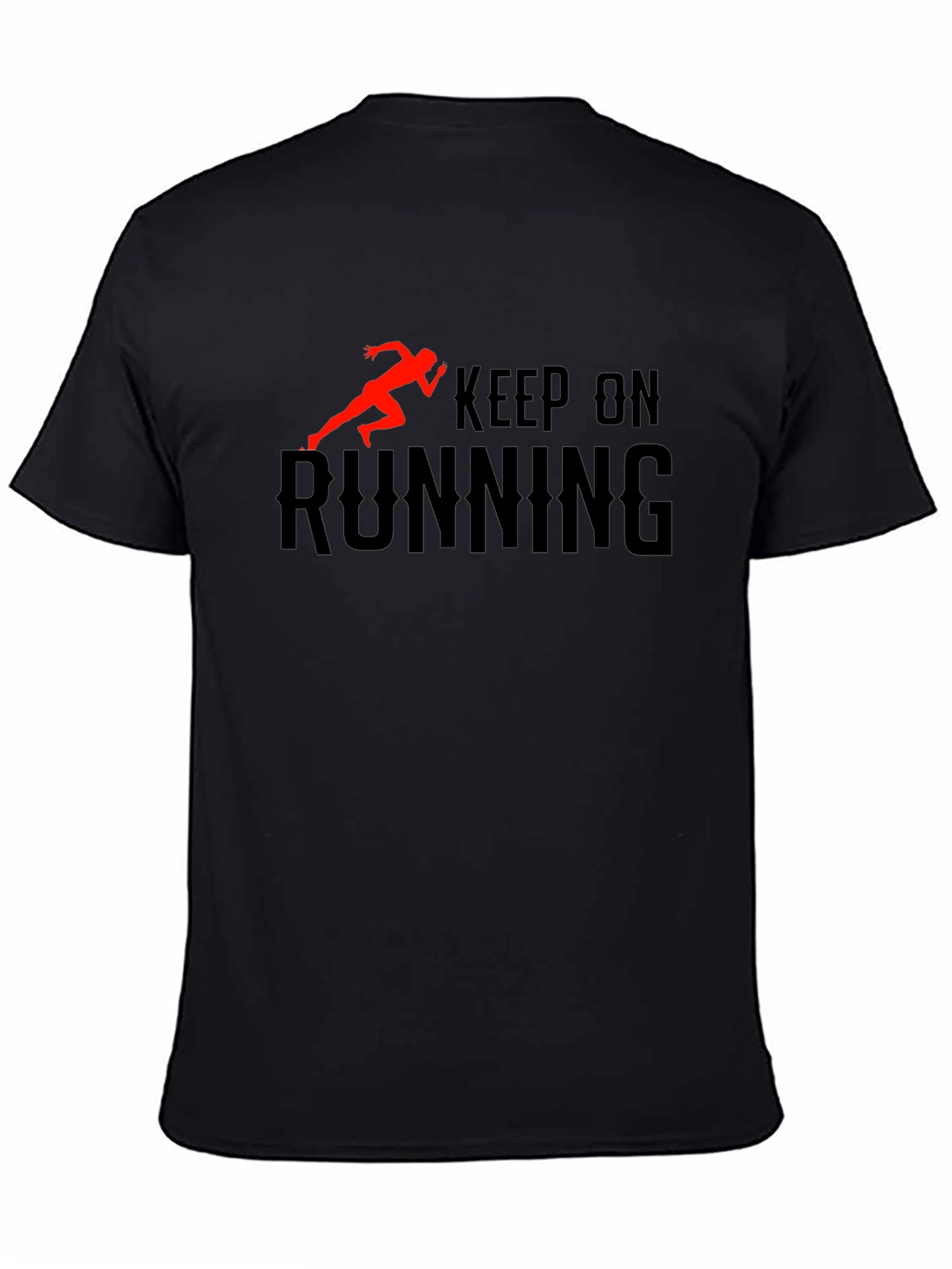 Keep On Running T-Shirt - Black