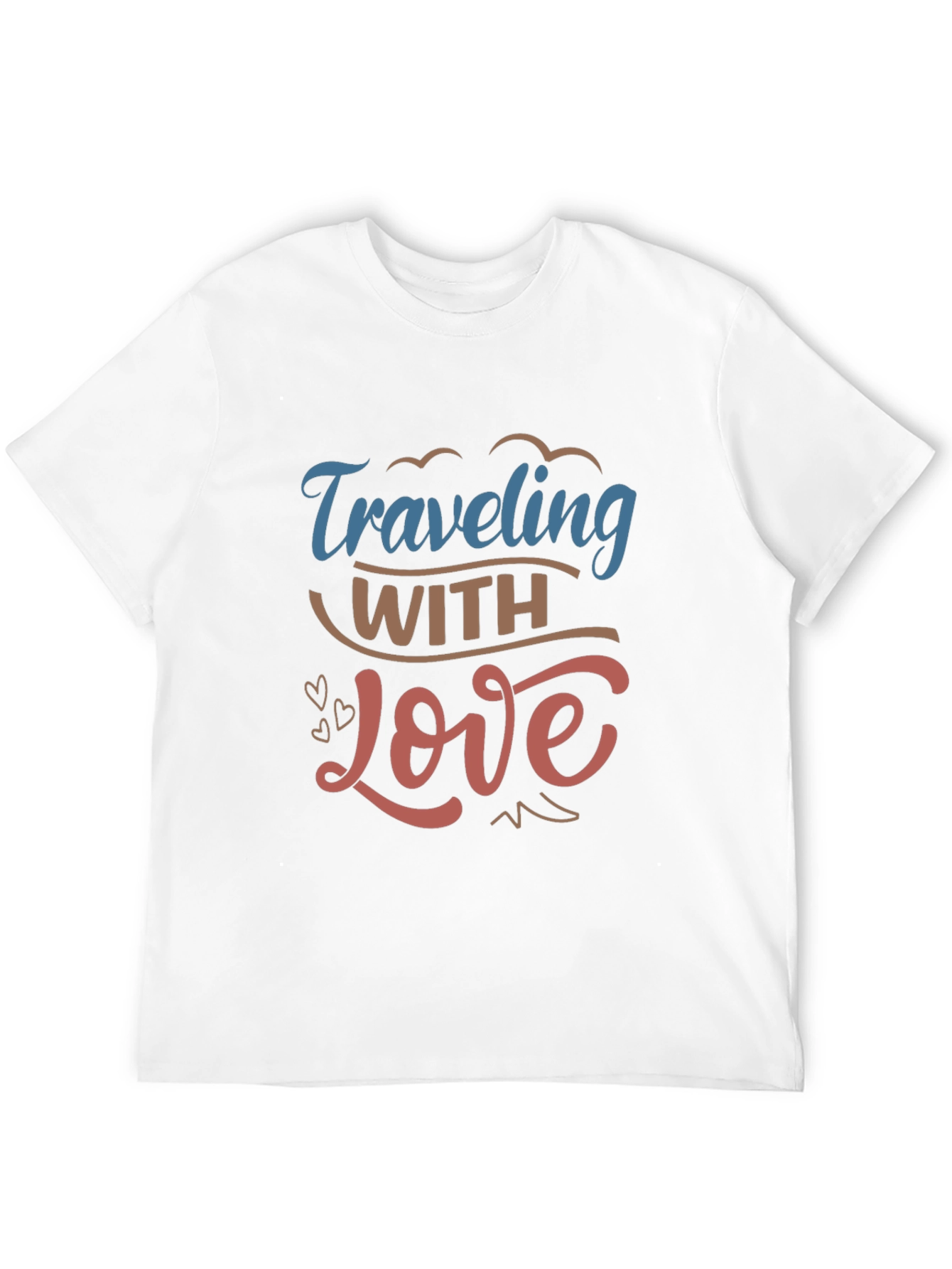 Traveling With Love T-Shirt - Soft Black Tee