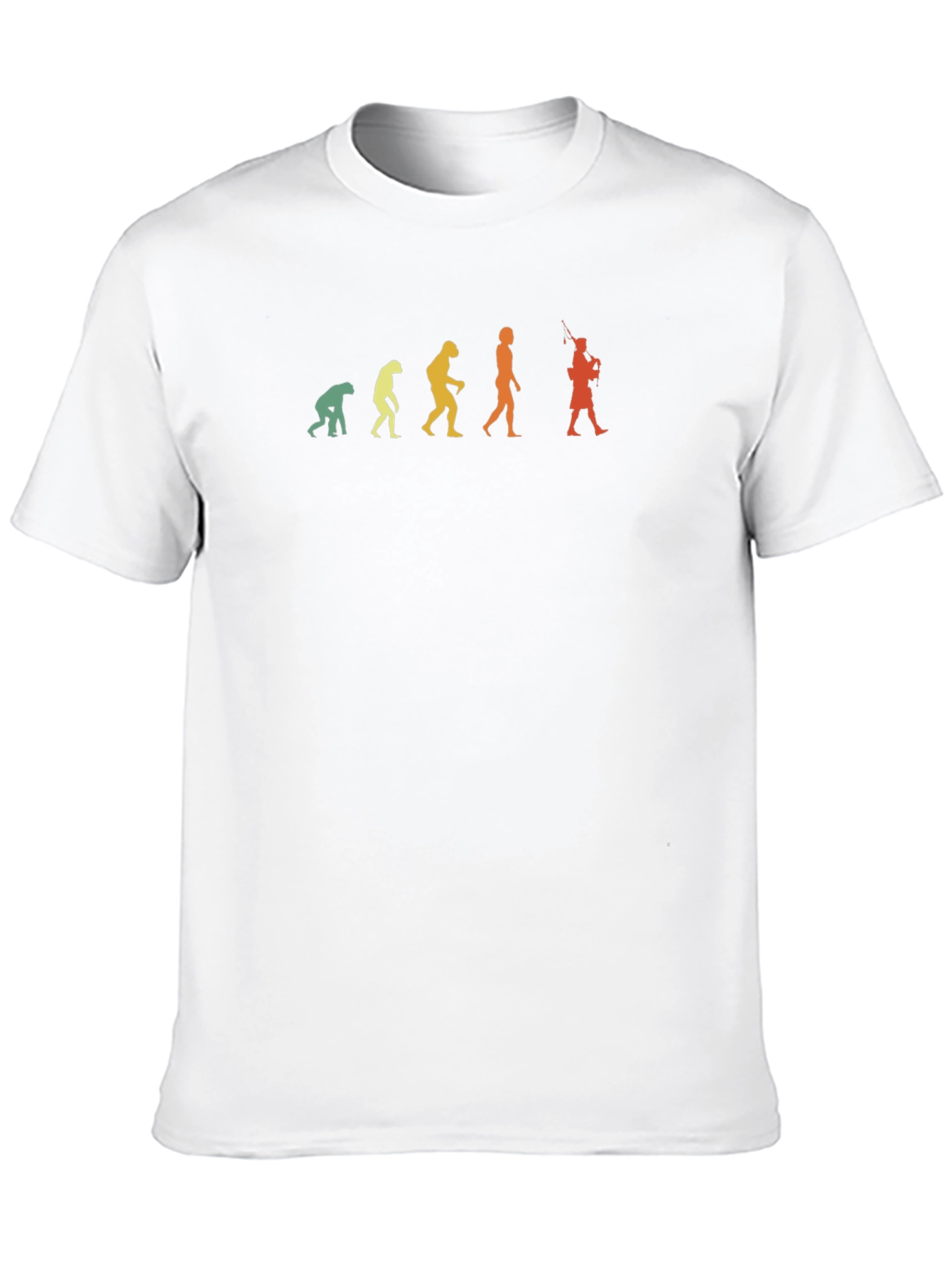 Evolution of the Piper T-Shirt - Bagpipe Player Tee