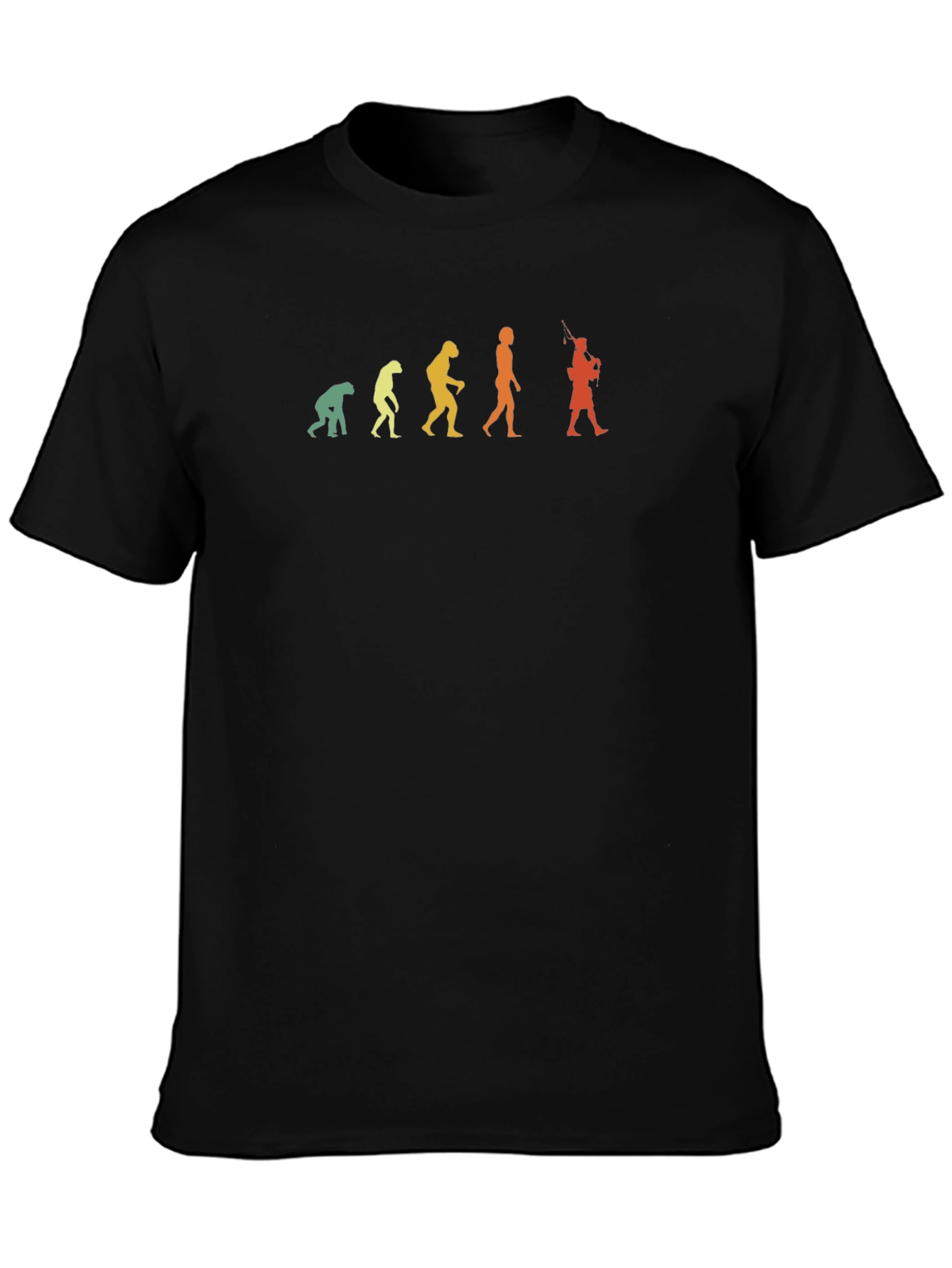 Evolution of the Piper T-Shirt - Bagpipe Player Tee
