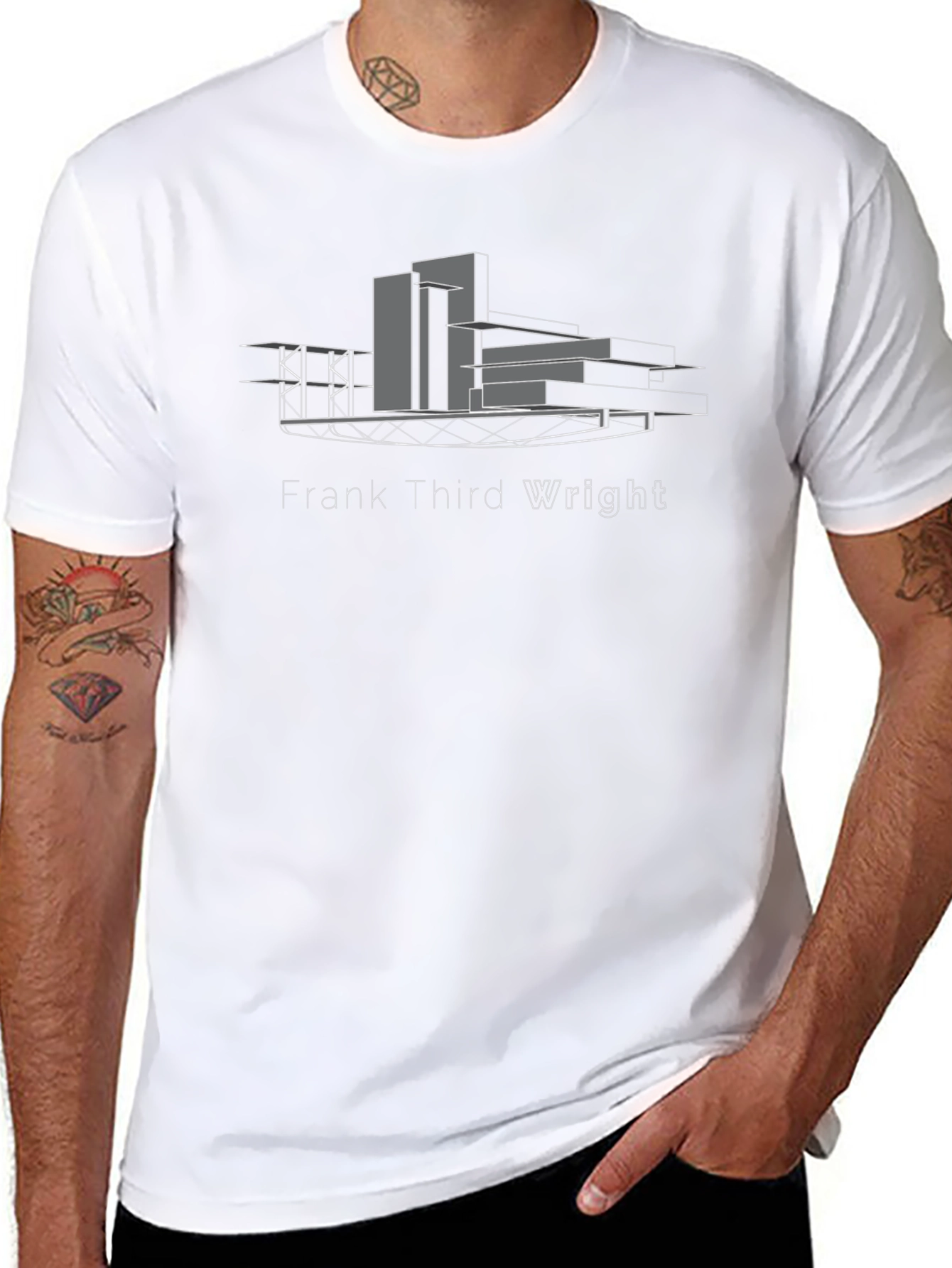 Frank Third Wright Graphic Tee