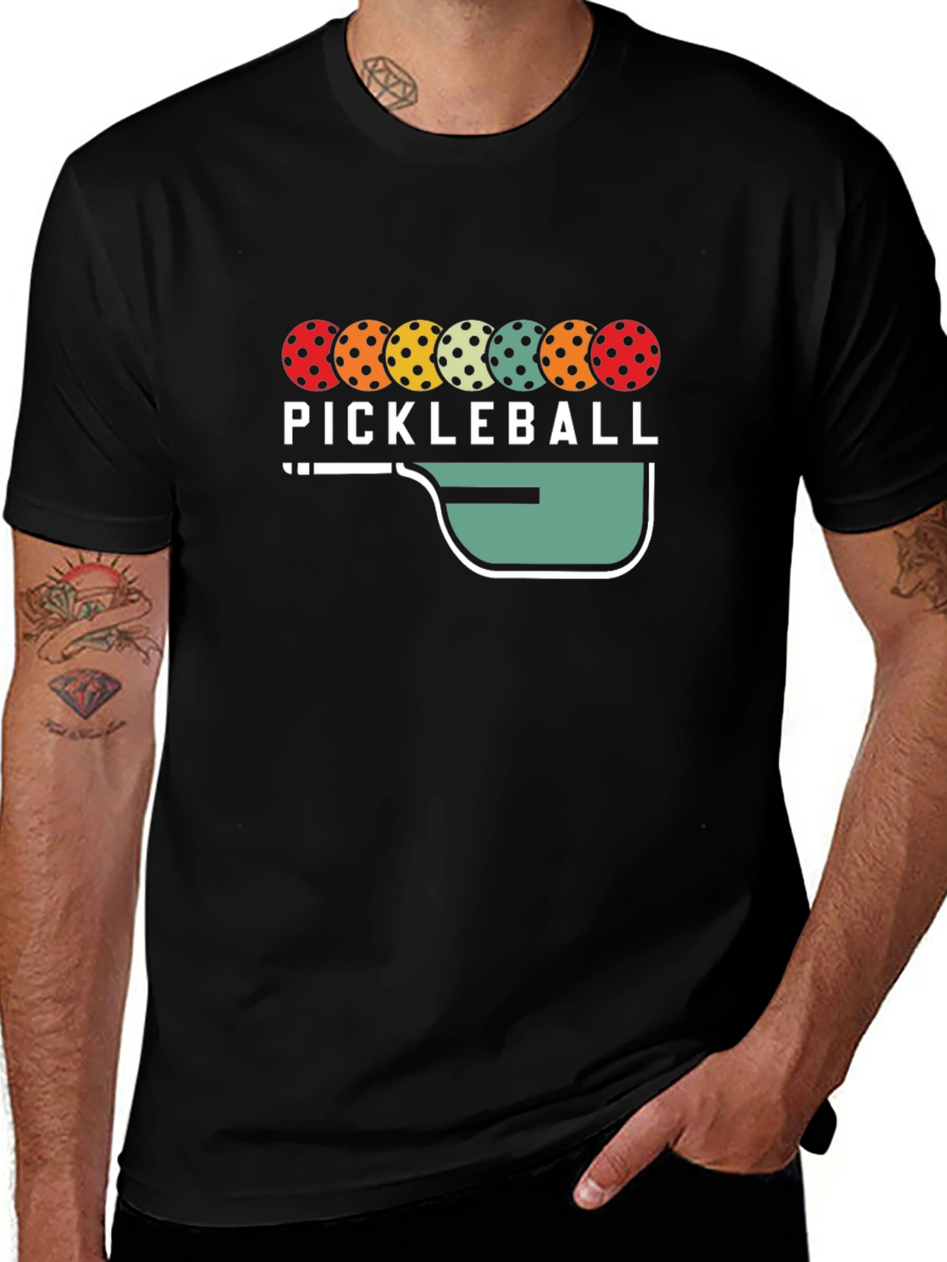 Pickleball Graphic Tee - Retro Style