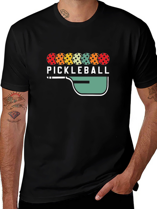 Pickleball Graphic Tee - Retro Style