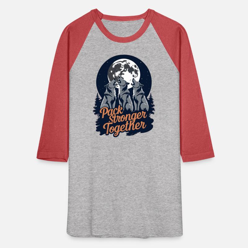 Pack Stronger Together – Howling Wolves Under Moon