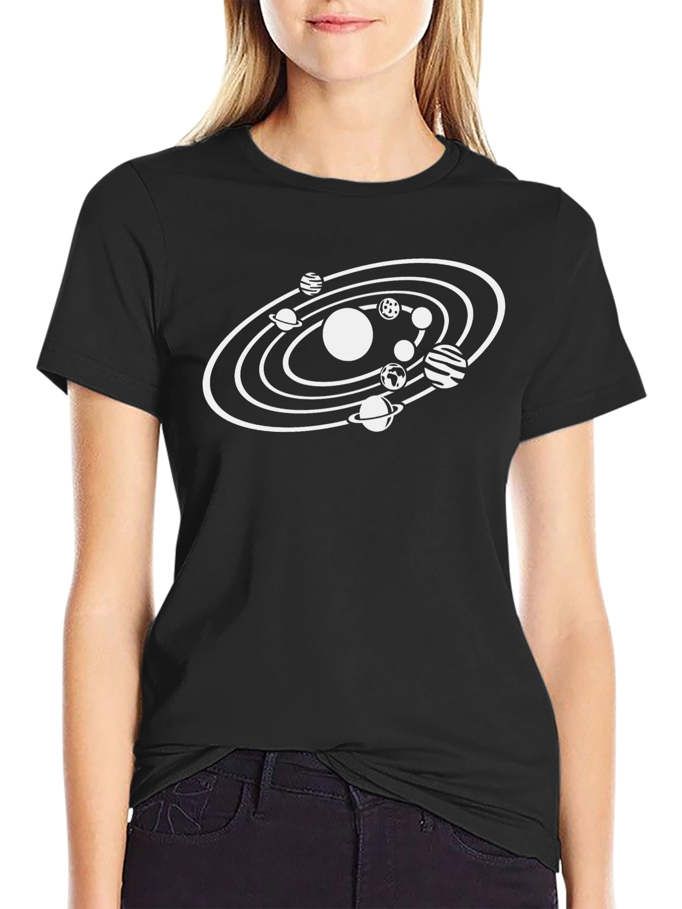 Solar System Graphic T-Shirt