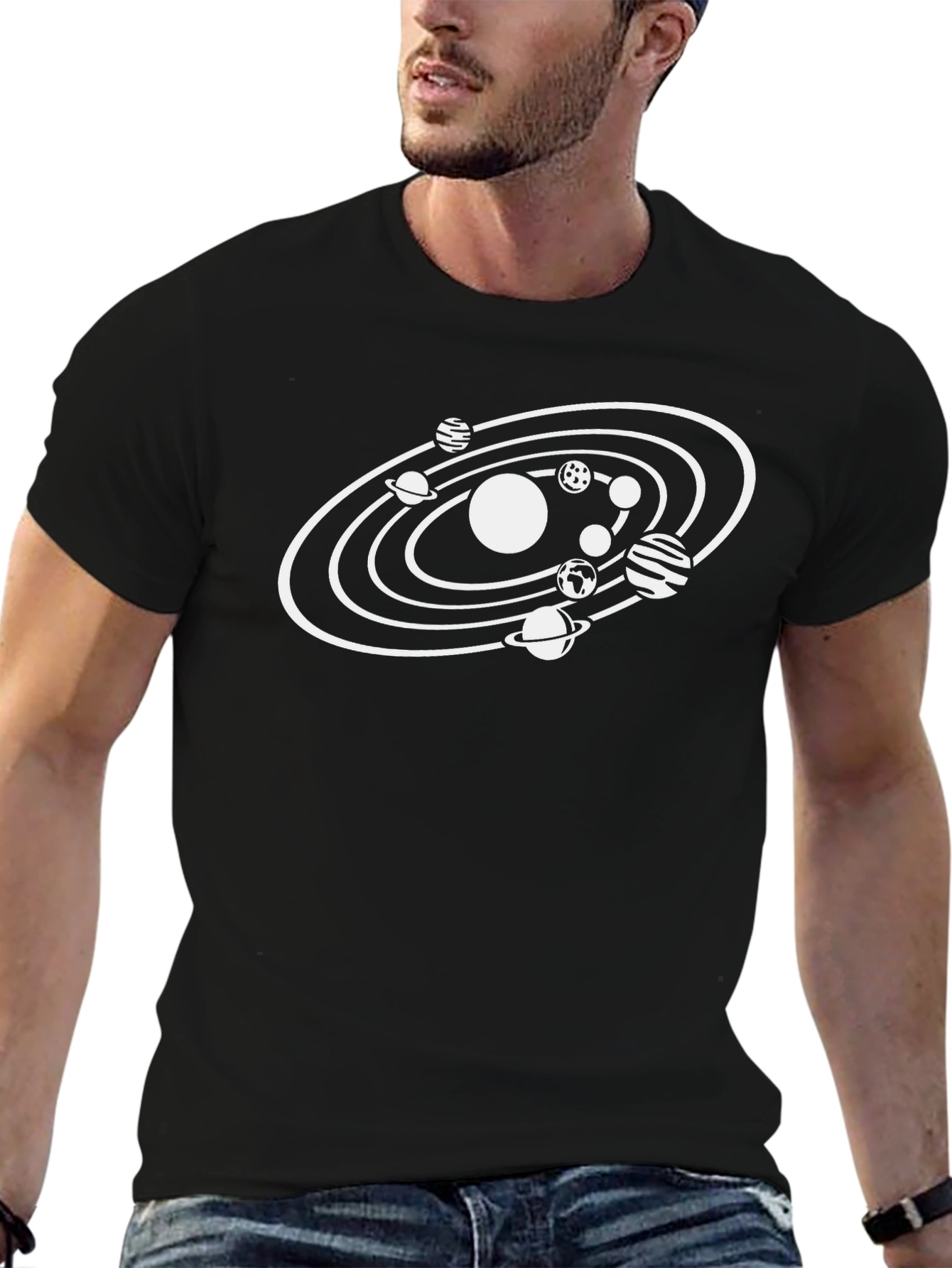 Solar System Graphic T-Shirt