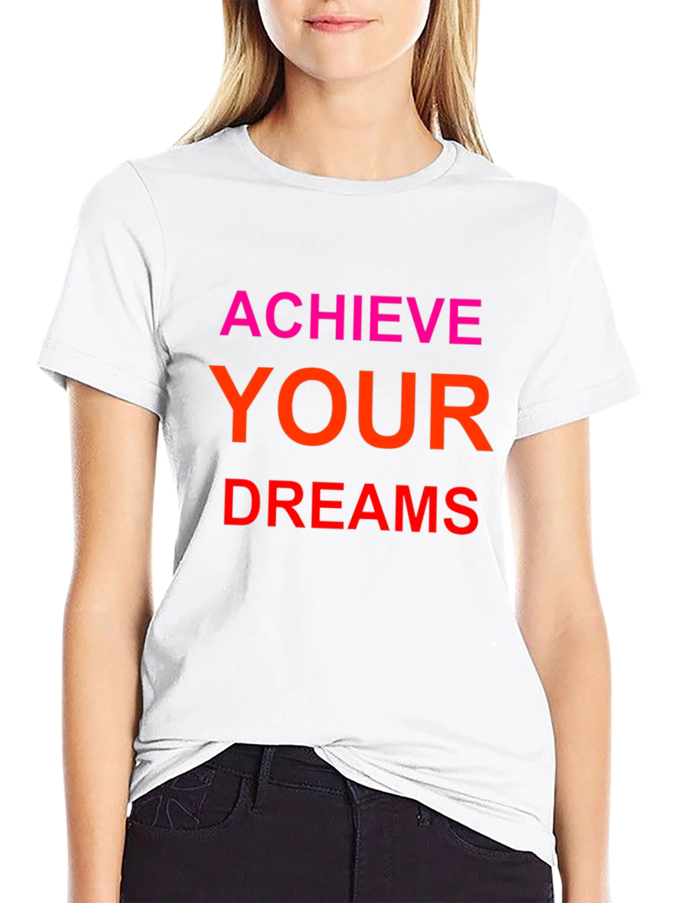 Achieve Your Dreams Graphic Tee - Motivational T-Shirt