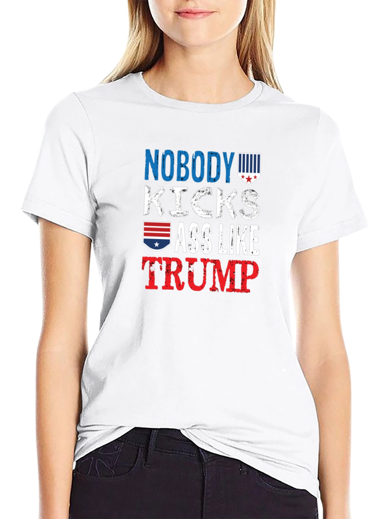 Nobody Kicks Ass Like Trump T-Shirt