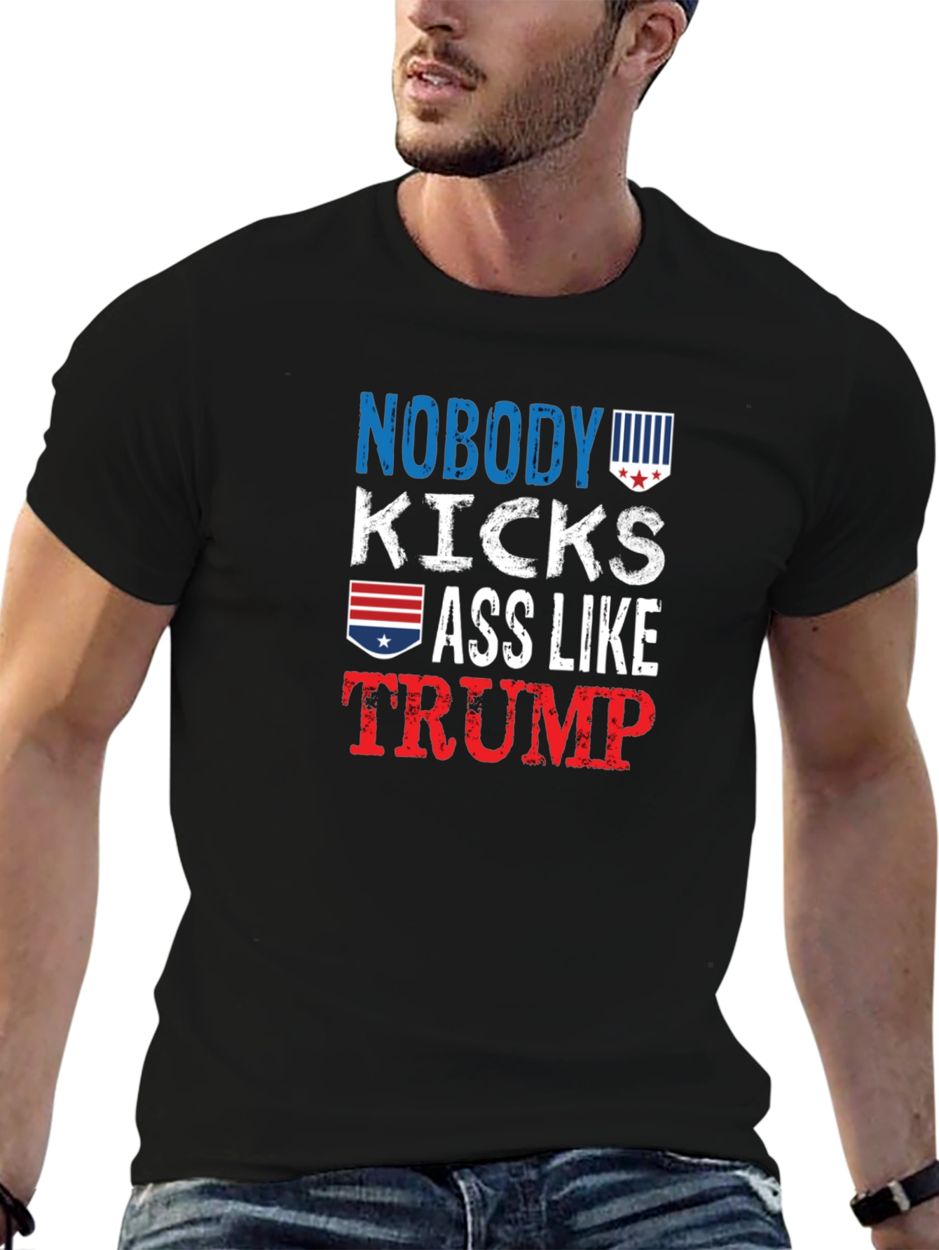 Nobody Kicks Ass Like Trump T-Shirt