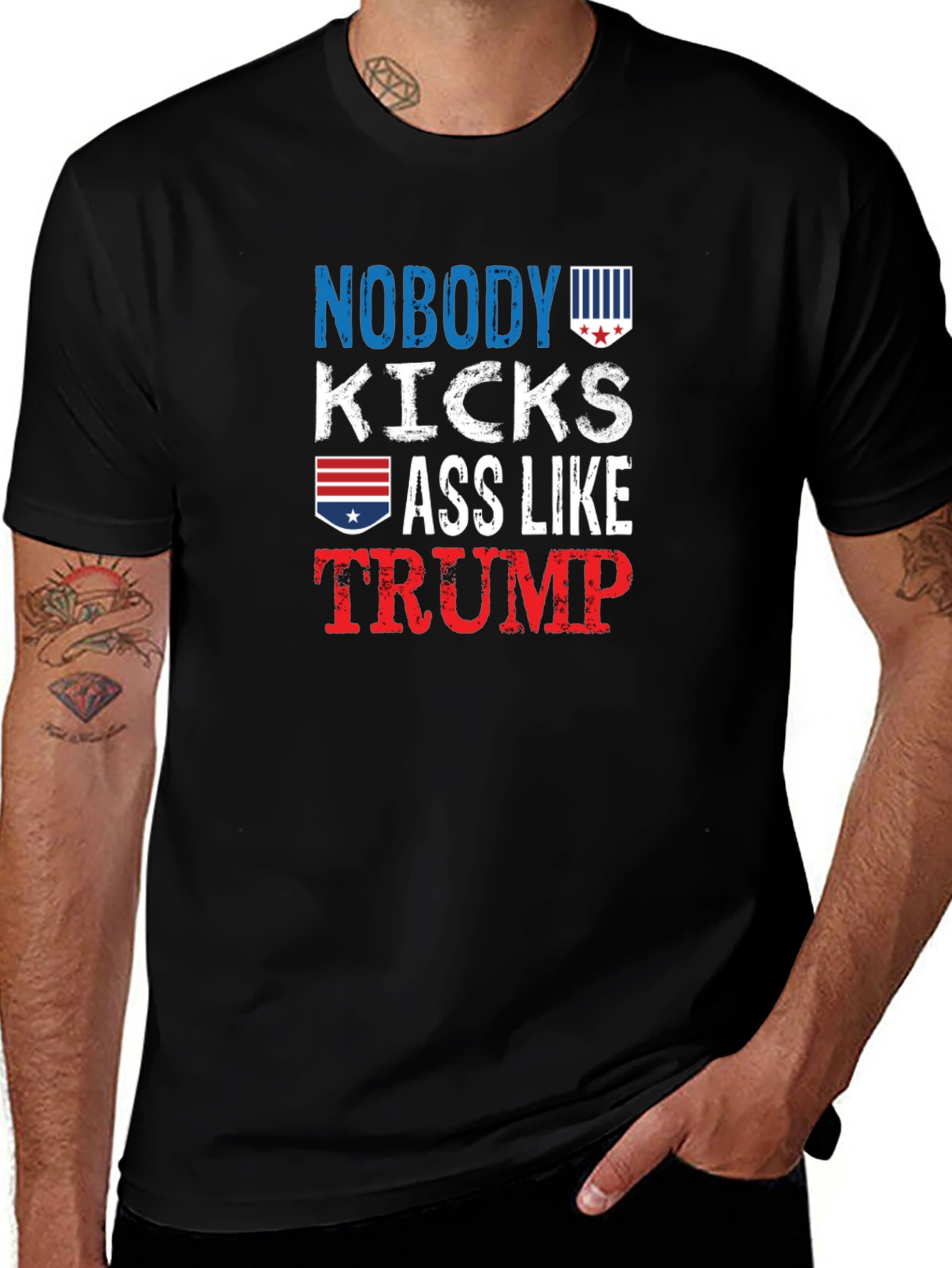 Nobody Kicks Ass Like Trump T-Shirt