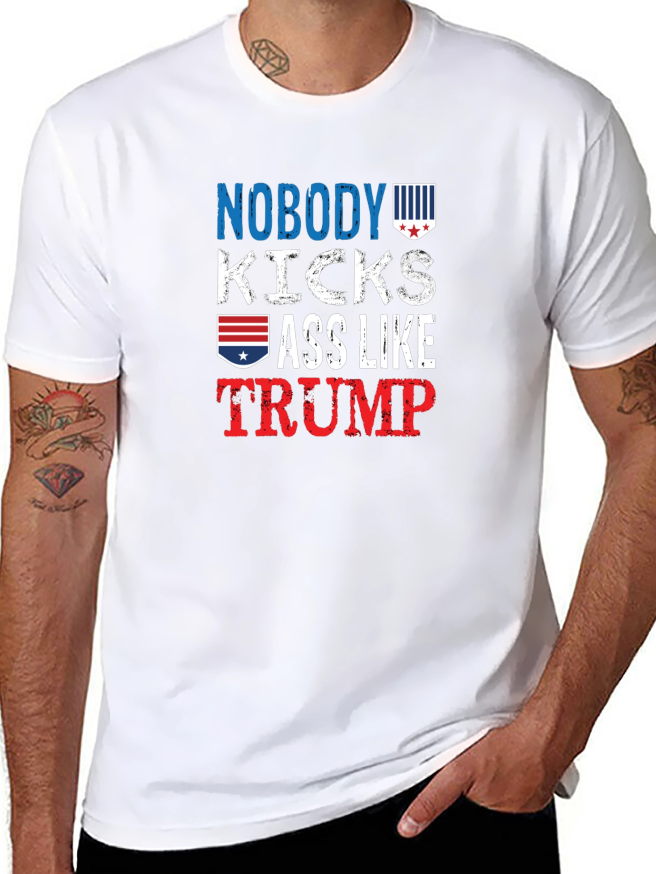 Nobody Kicks Ass Like Trump T-Shirt