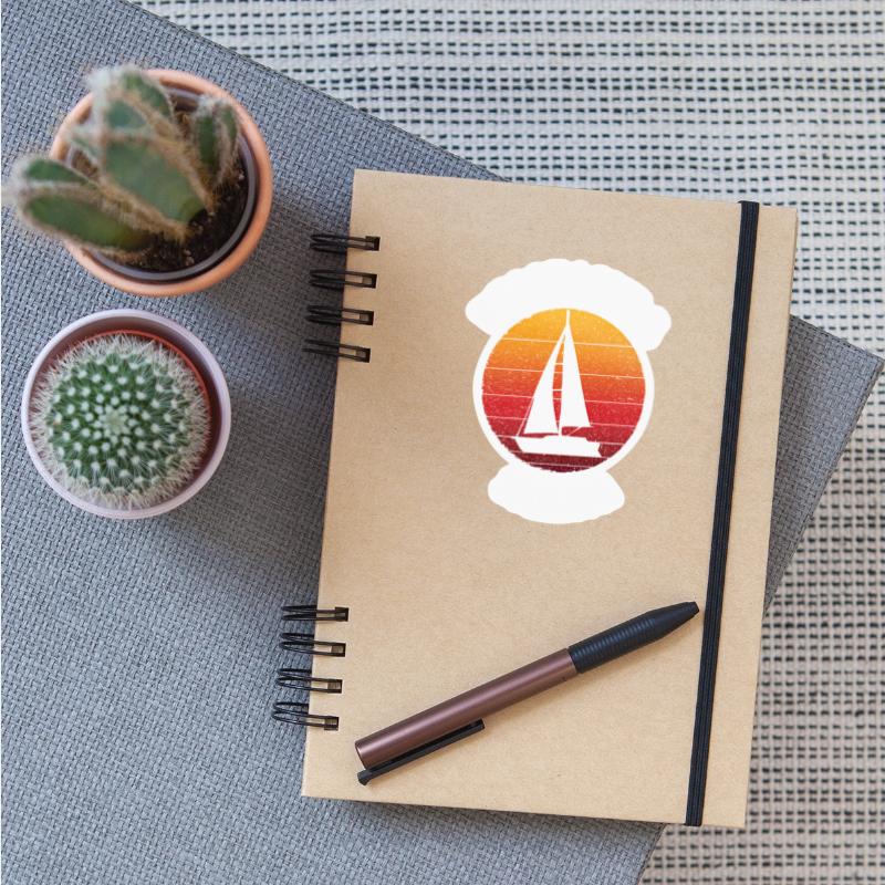 Peace Love Sailing Boat Boating