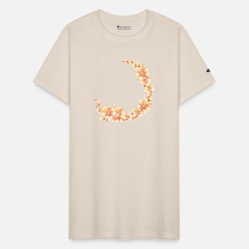 Peach blossom wreath in a velvety-soft peach tone