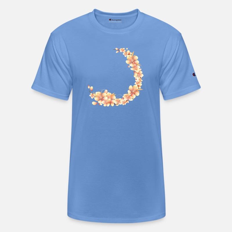 Peach blossom wreath in a velvety-soft peach tone