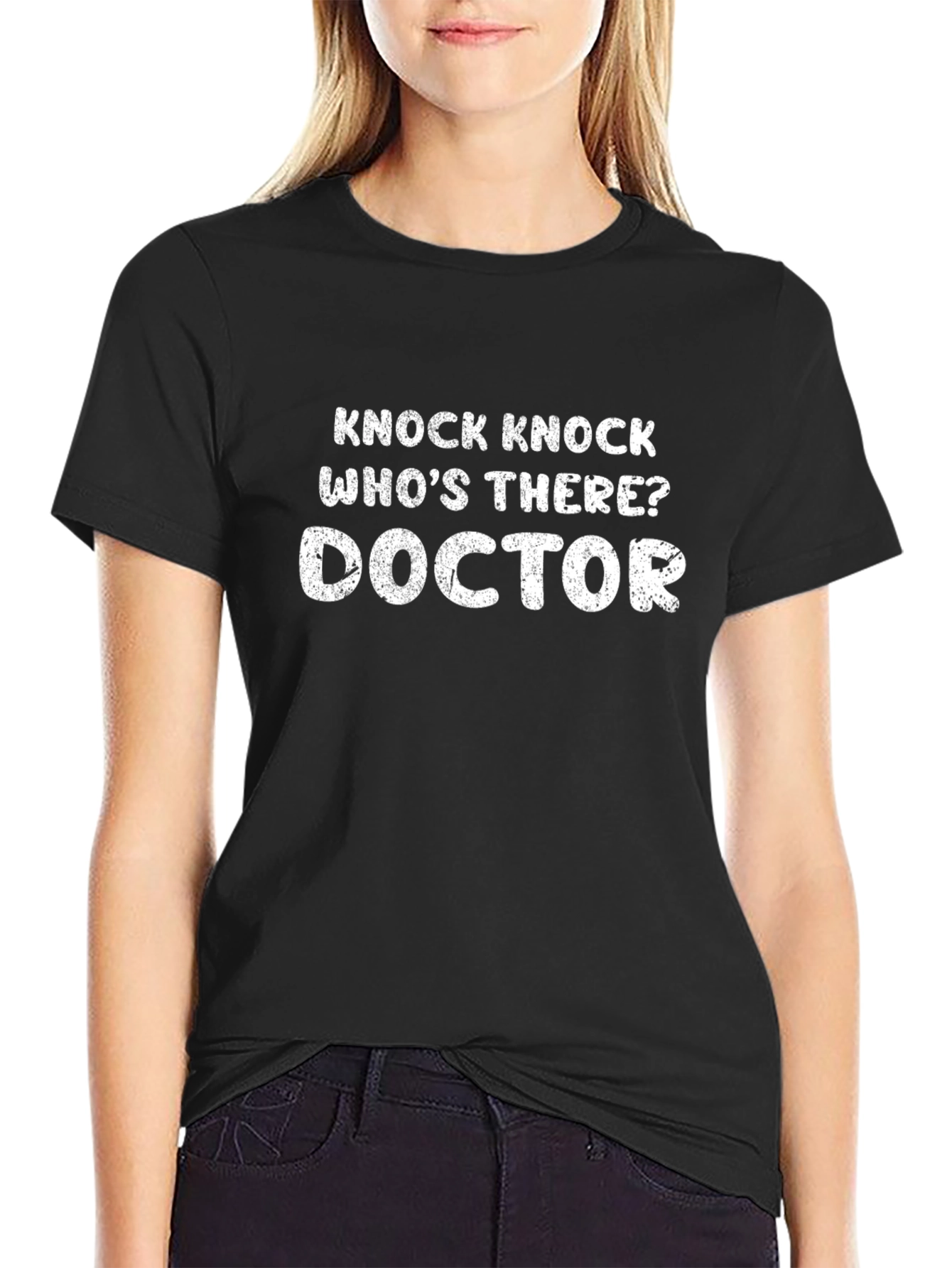 Knock Knock Doctor T-Shirt Funny Joke Tee