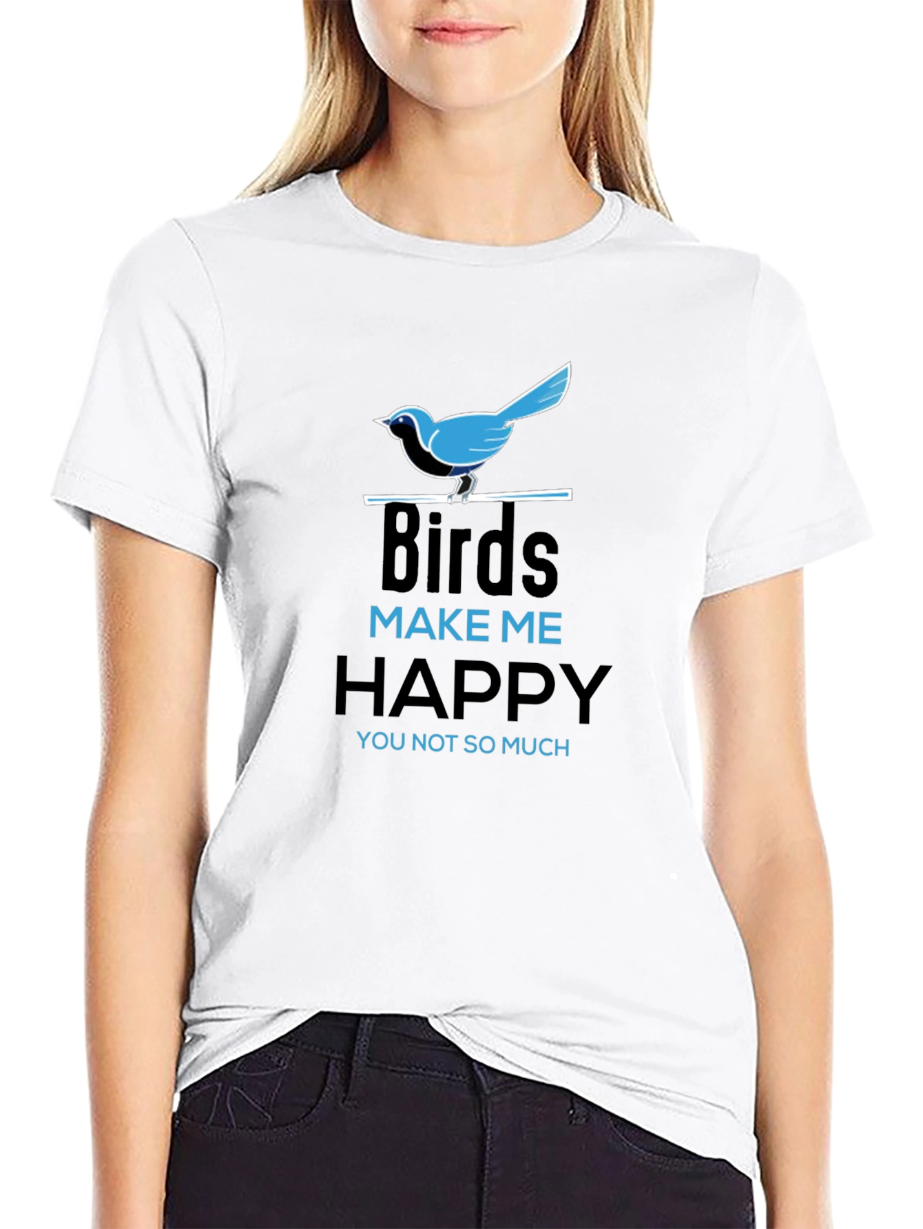 Birds Make Me Happy Graphic Tee