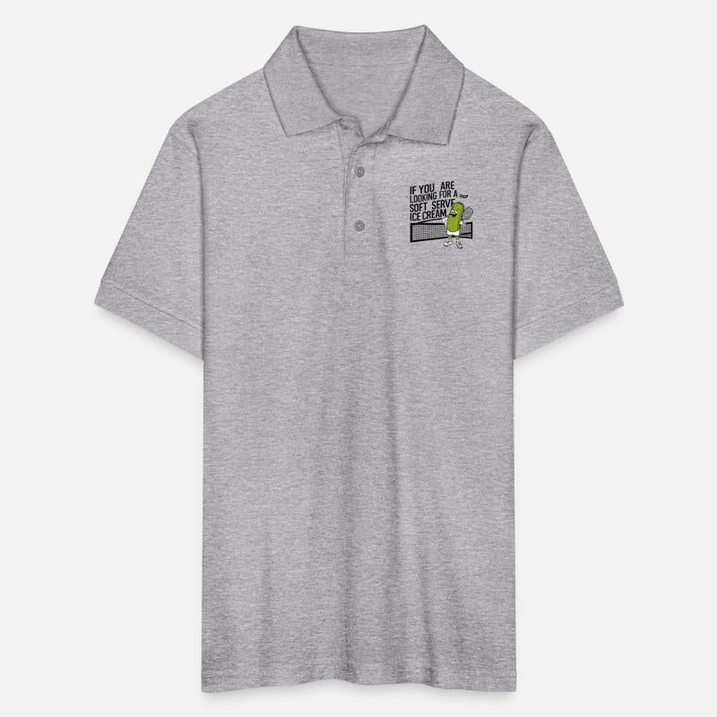 pickle character plays tennis