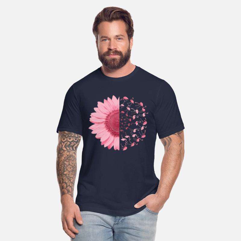 Pink Flamingo Daisy Breast Cancer Awareness Funny