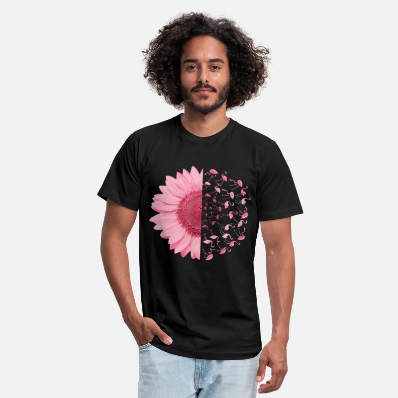 Pink Flamingo Daisy Breast Cancer Awareness Funny