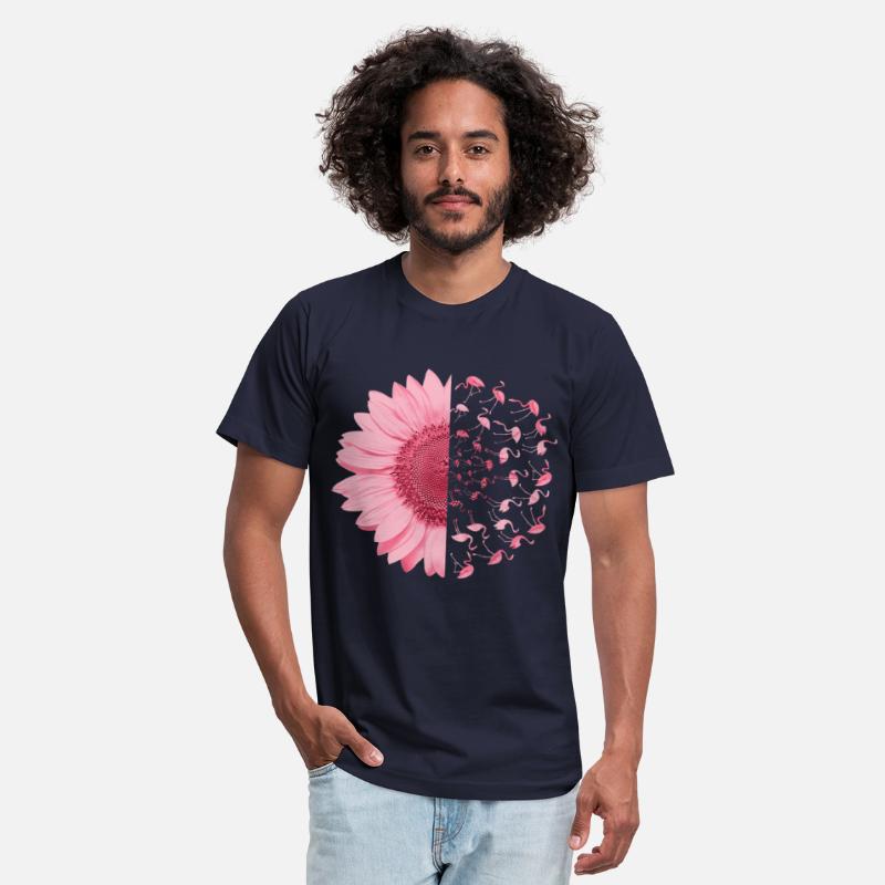 Pink Flamingo Daisy Breast Cancer Awareness Funny