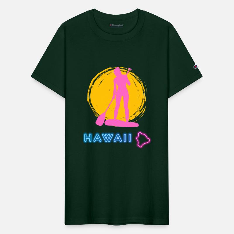 Pink Lady Stand Up Paddler