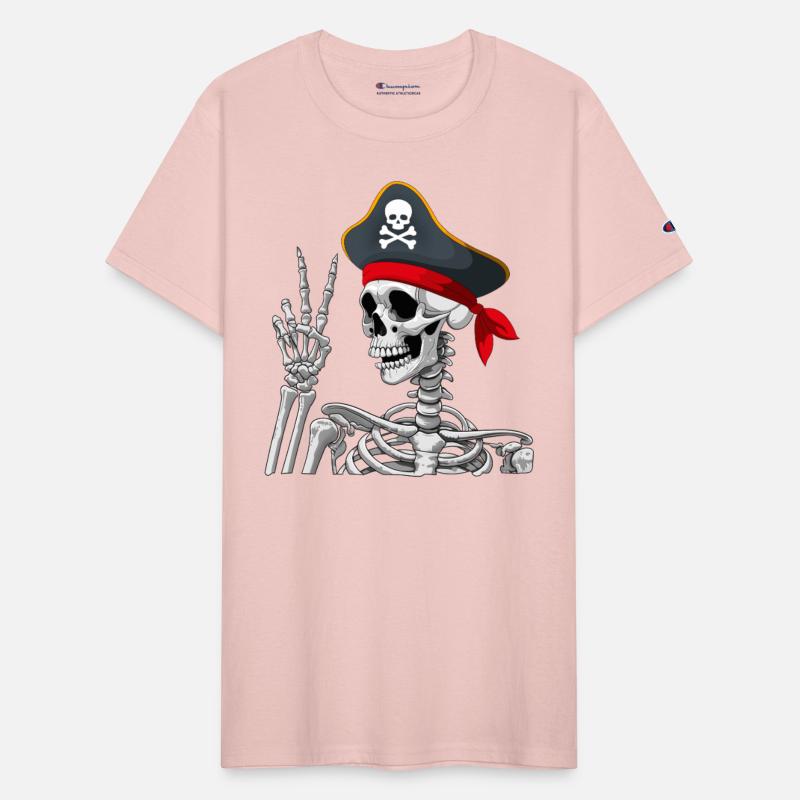 Pirate Skeleton Peace Sign Skull Halloween