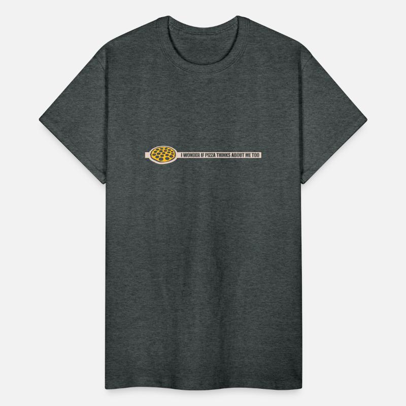 pizza thinks about me