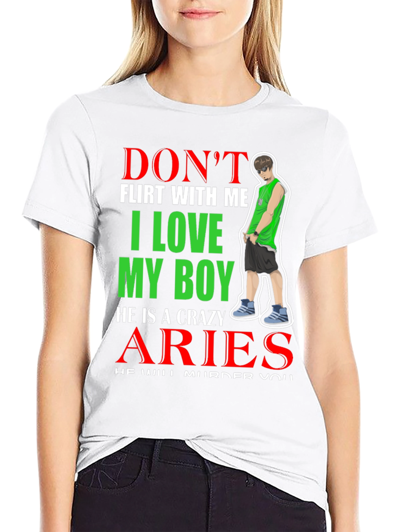 Dont Flirt Aries Boy T-Shirt