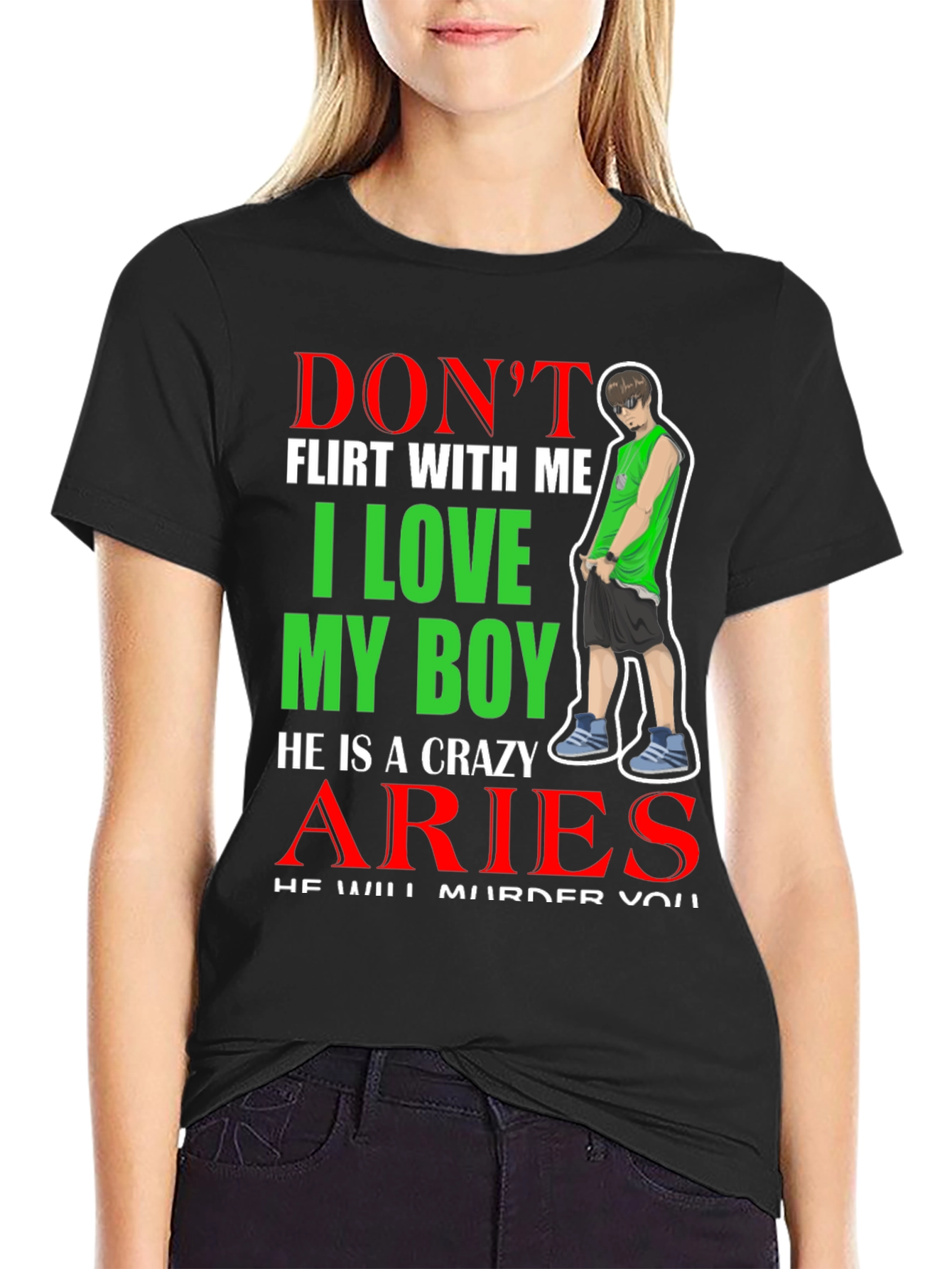Dont Flirt Aries Boy T-Shirt