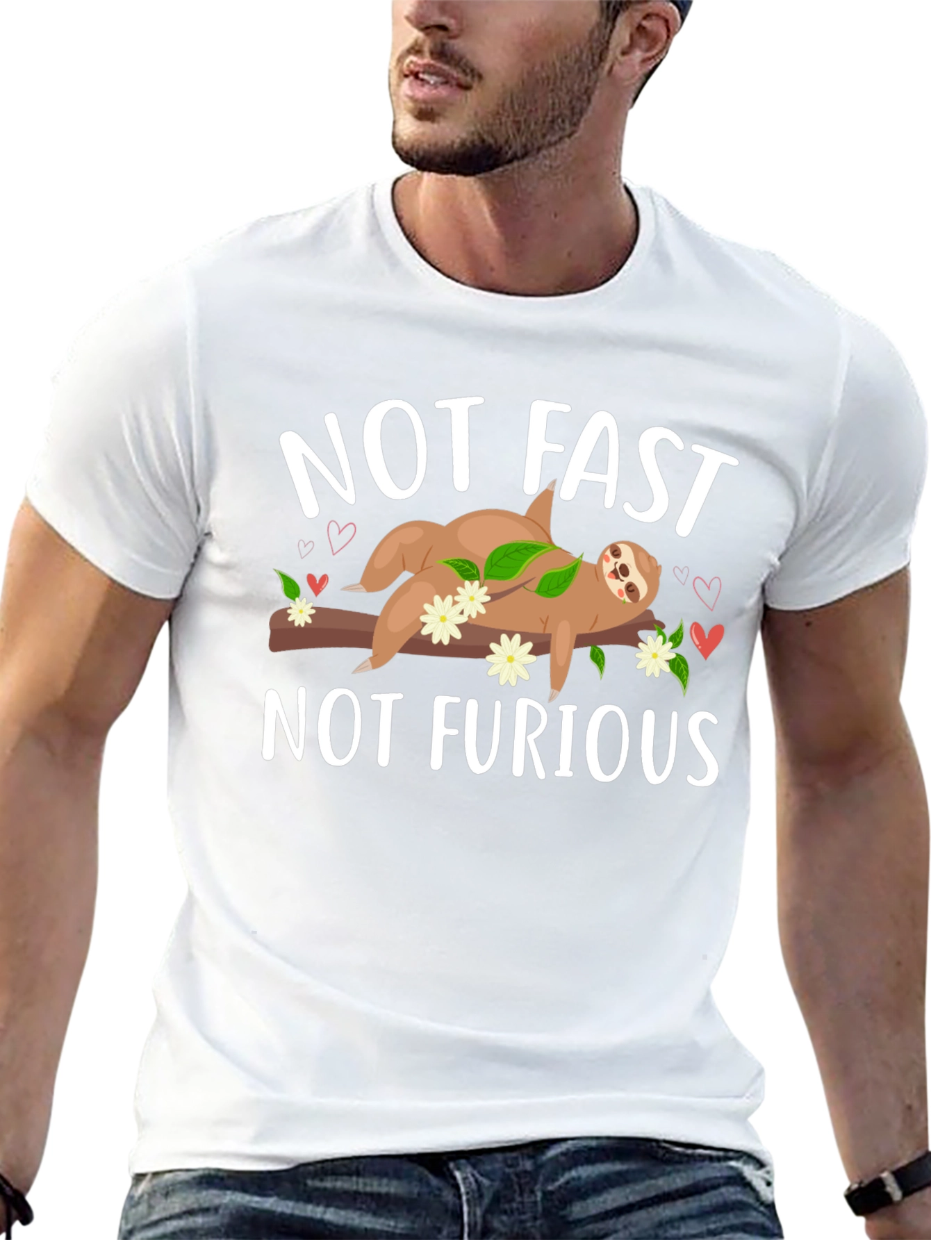 Not Fast Not Furious Sloth T-Shirt