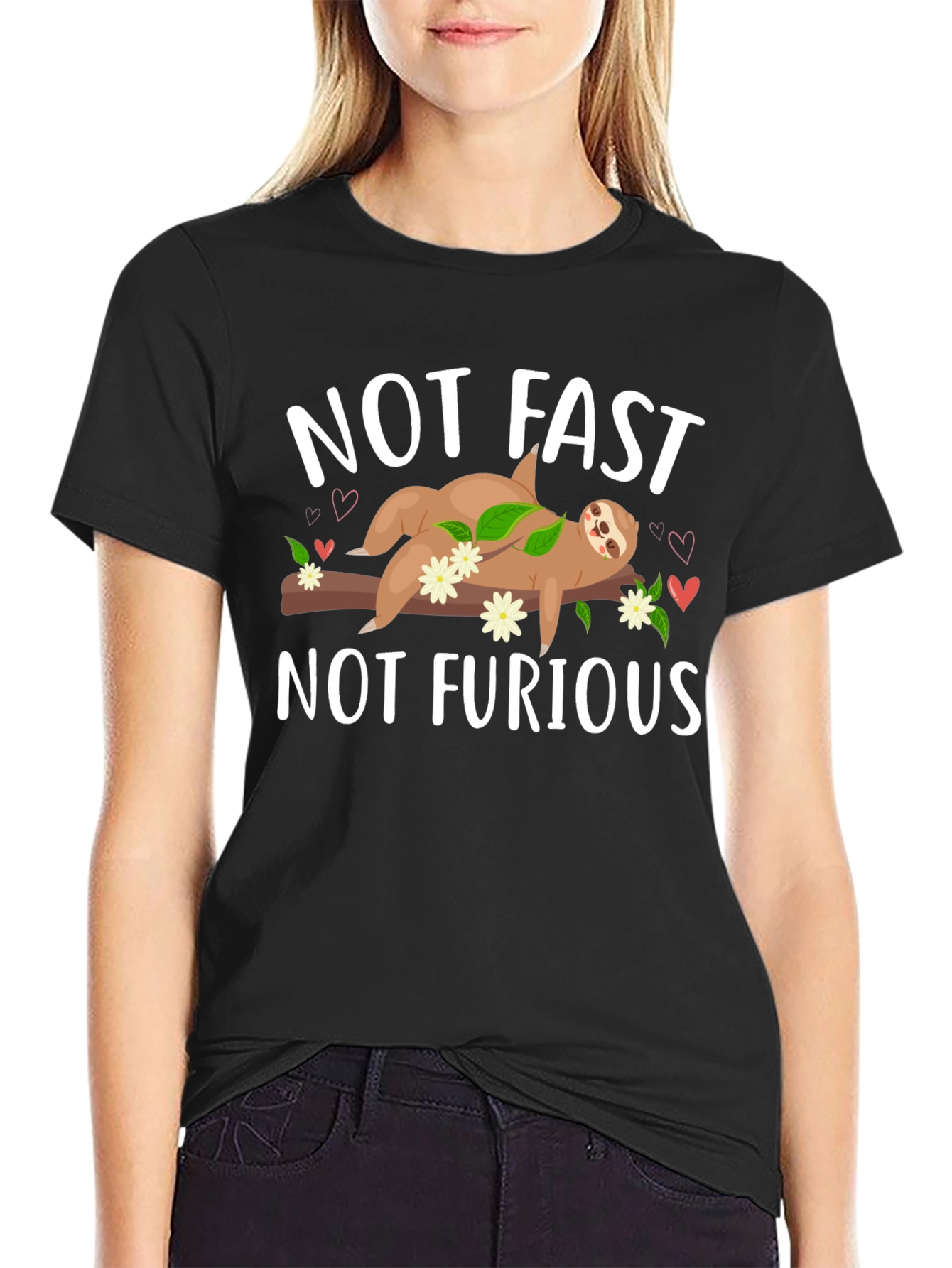 Not Fast Not Furious Sloth T-Shirt