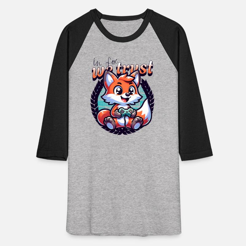 playful fox playing videos games design