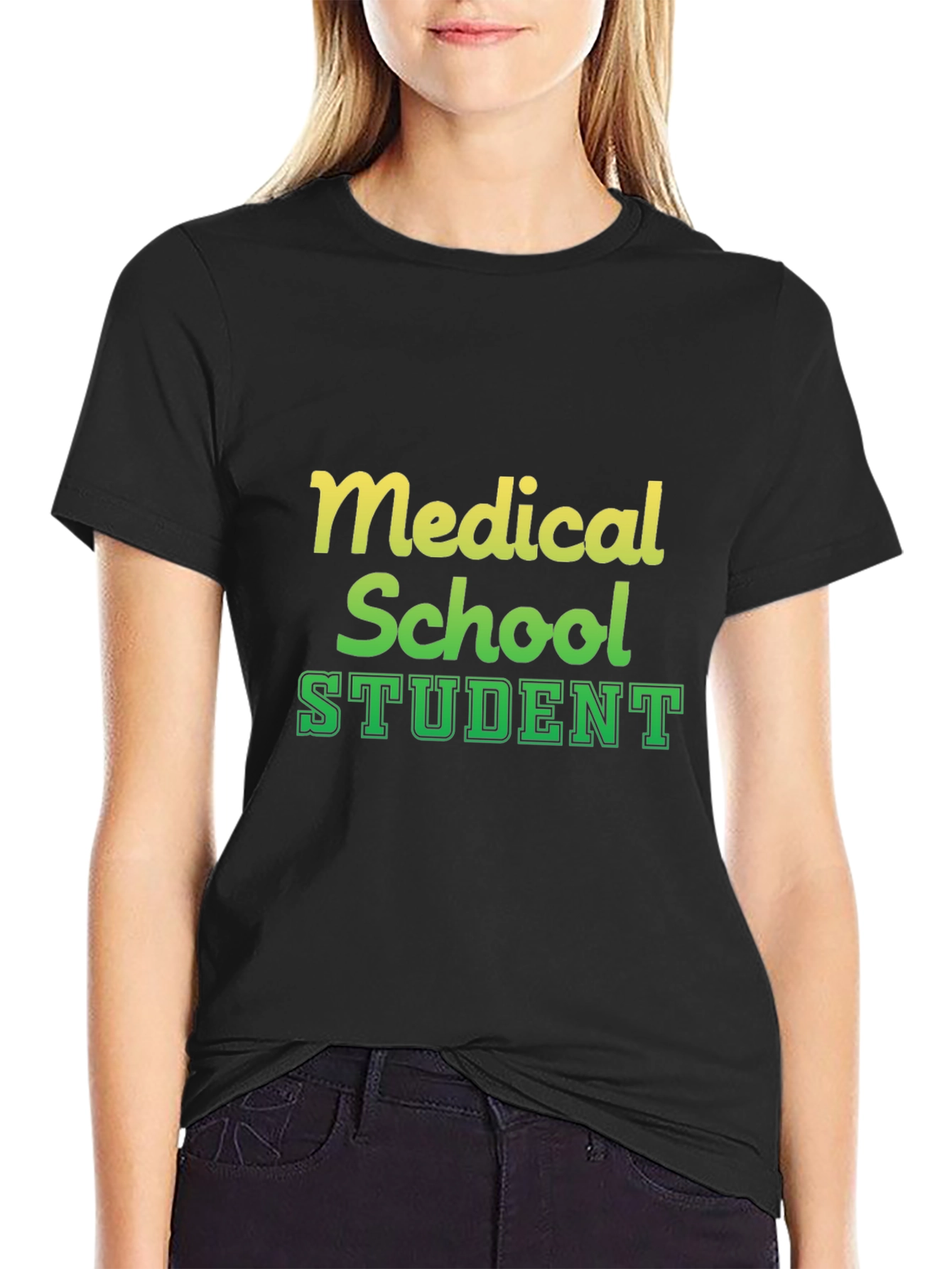 Medical School Student T-Shirt - Black