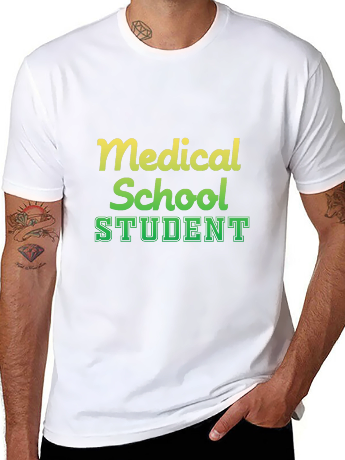 Medical School Student T-Shirt - Black