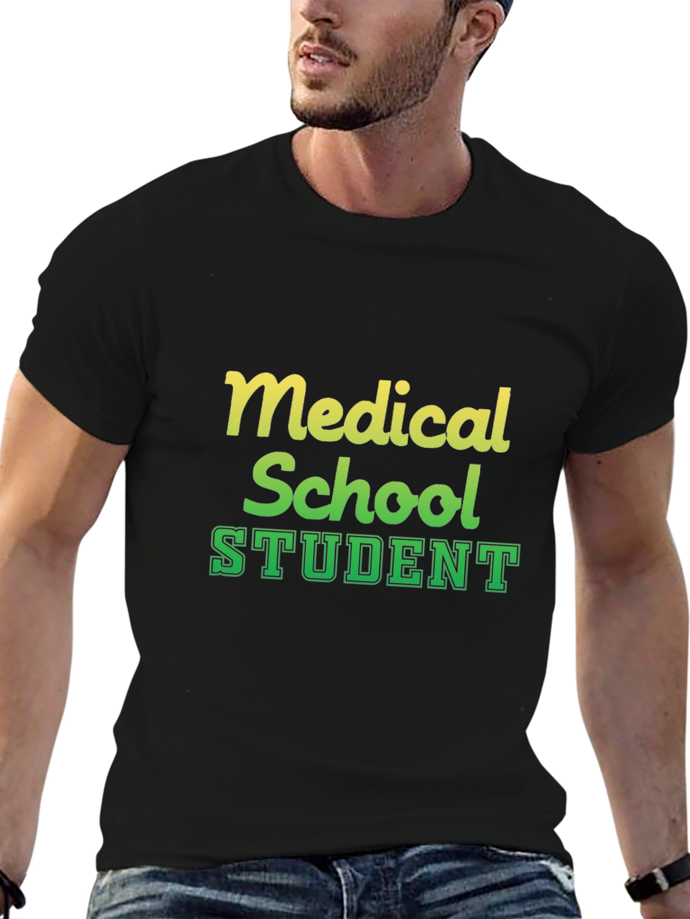 Medical School Student T-Shirt - Black