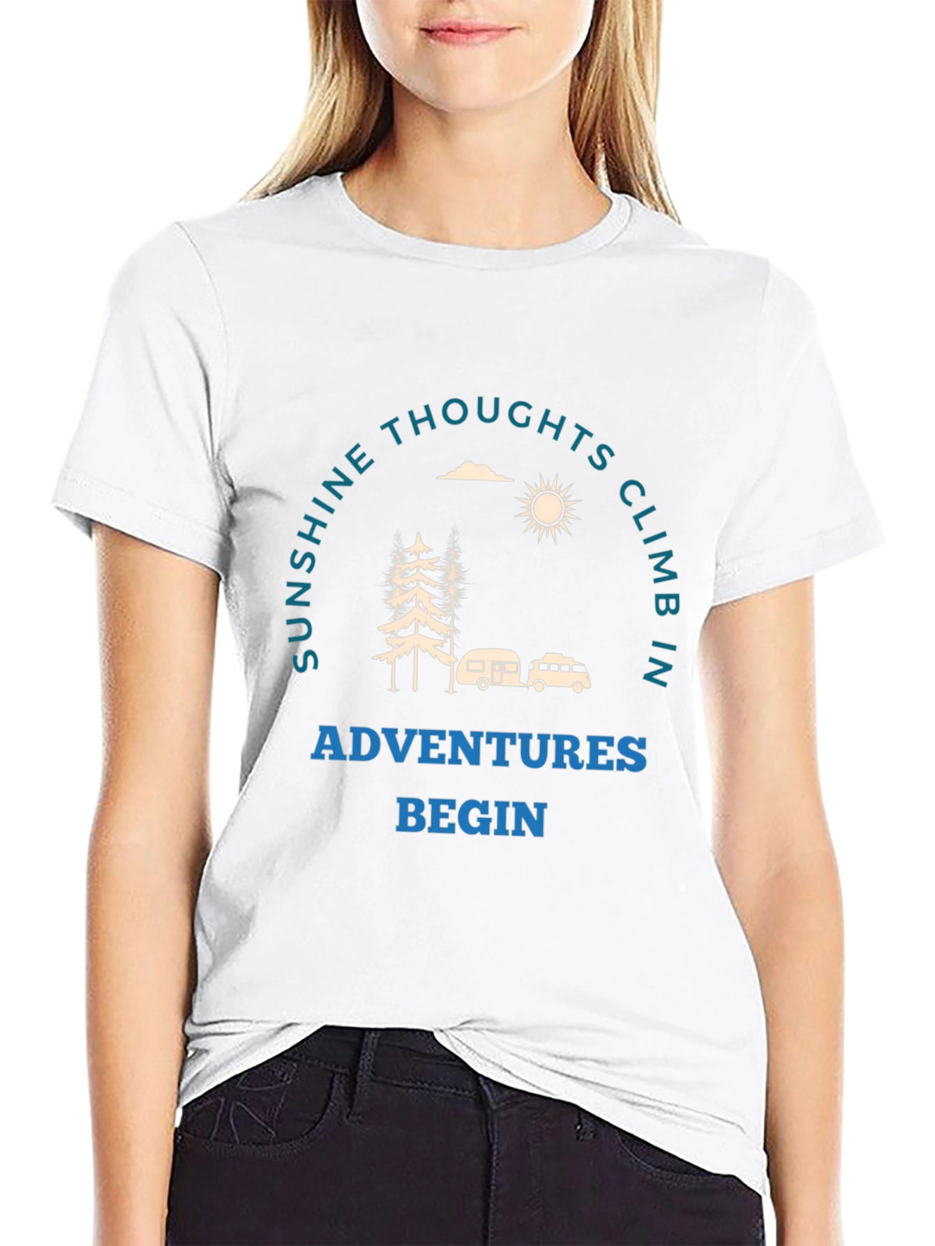 Adventure Begins Graphic T-Shirt