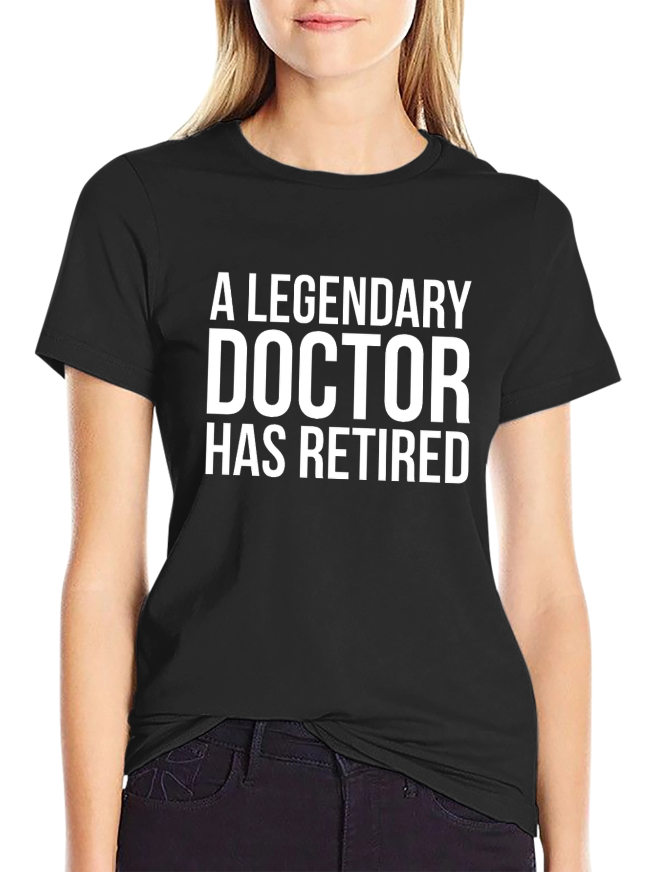 Legendary Doctor Retired Black T-Shirt