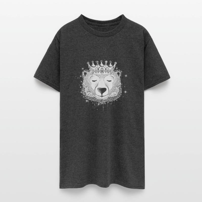 Polar bear with crown