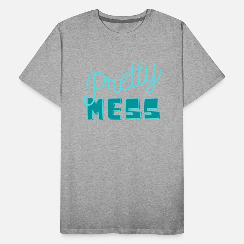 Pretty mess teal blue