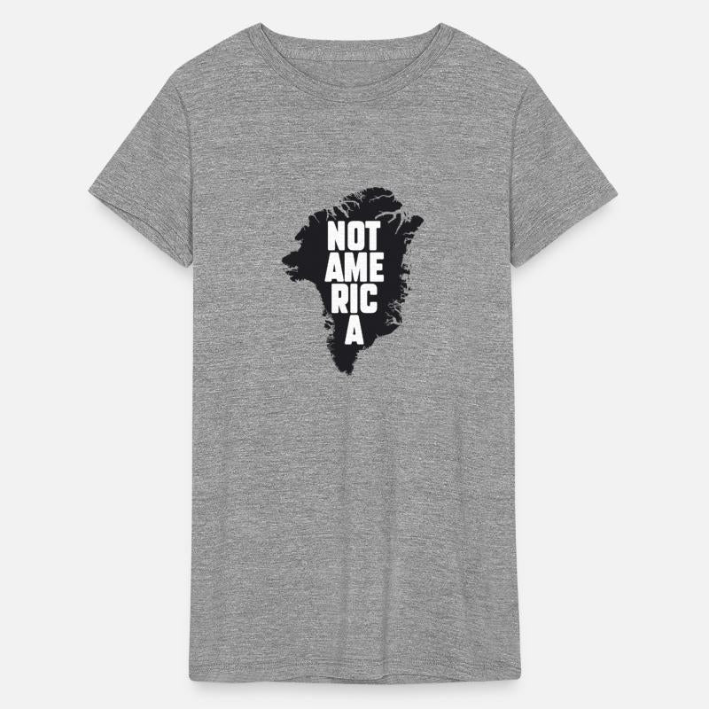 Protest art – Greenland "NOT AMERICA"